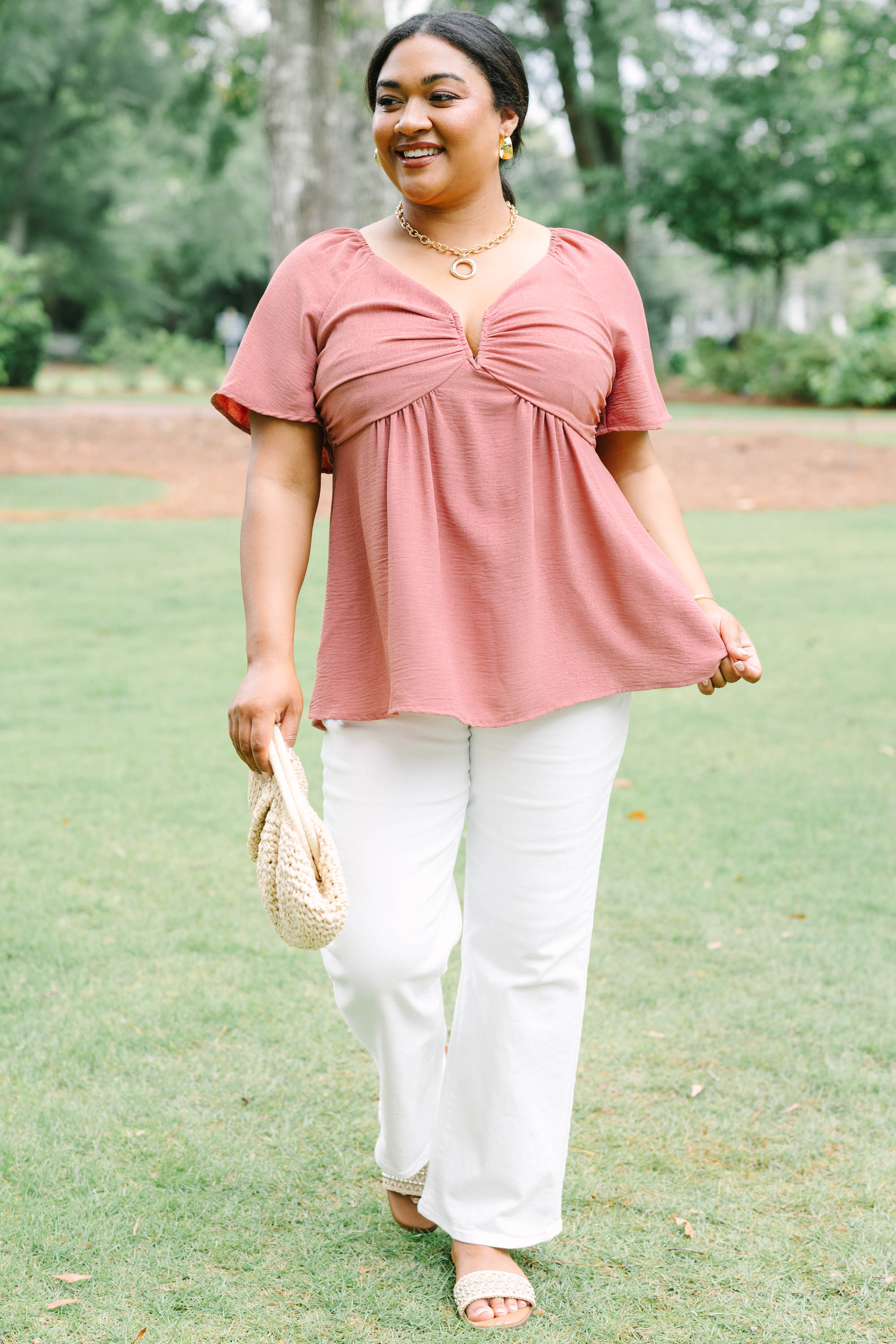 By Any Means Top, Rose