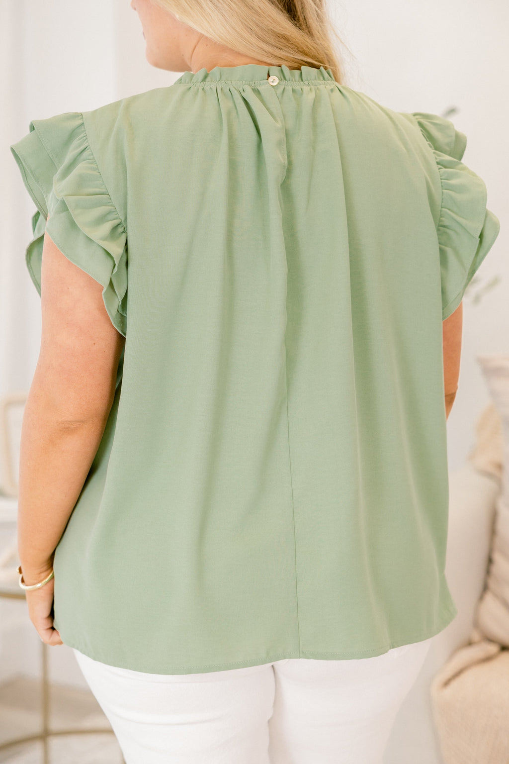 Call Me Baby Top, Light Green