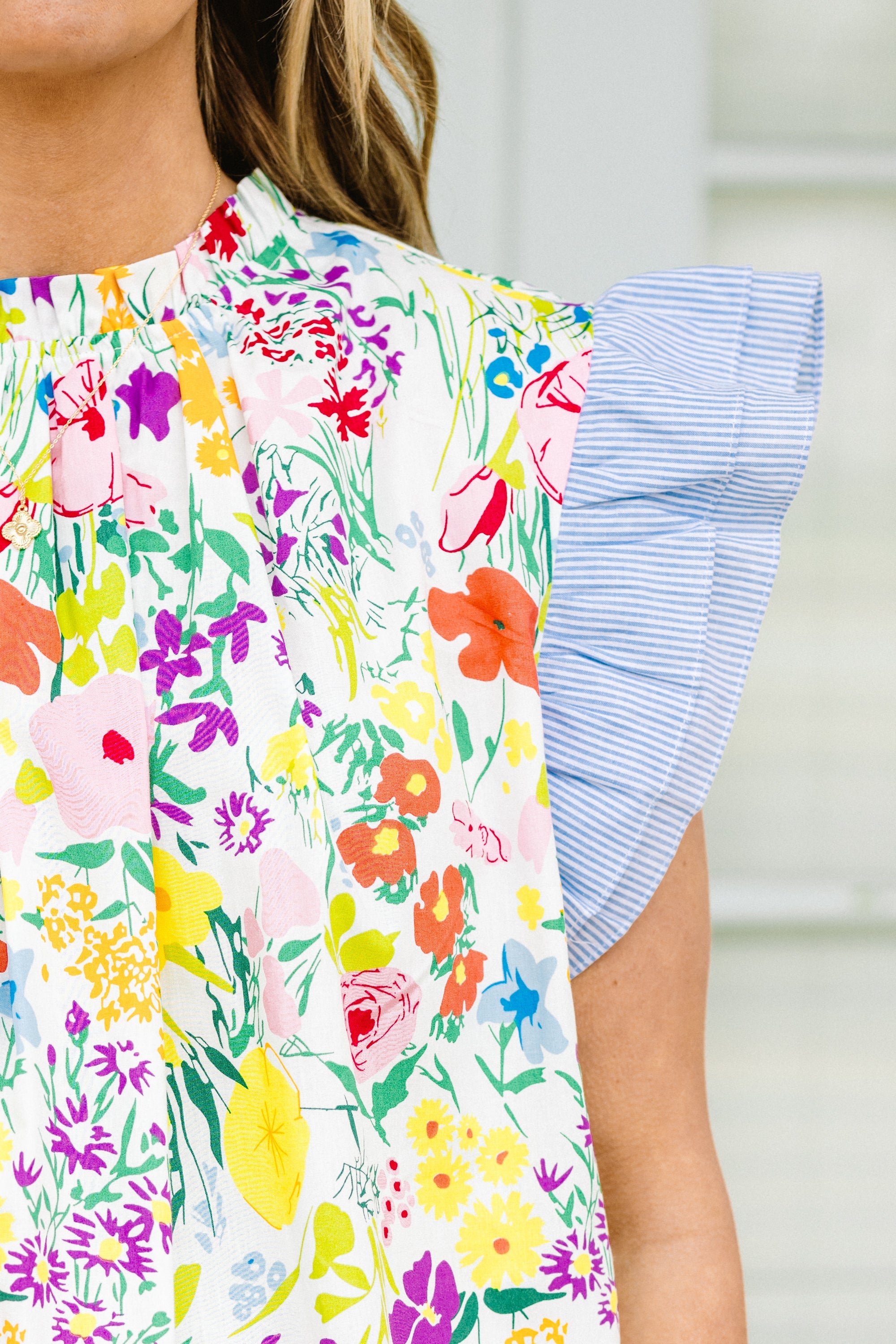 Call Me Baby Top, Multi Floral