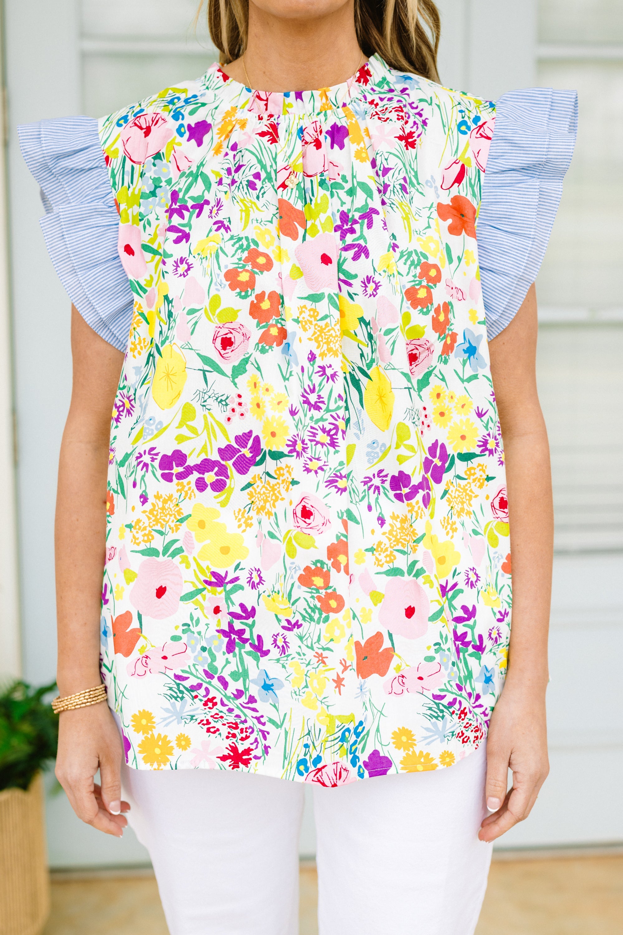 Call Me Baby Top, Multi Floral