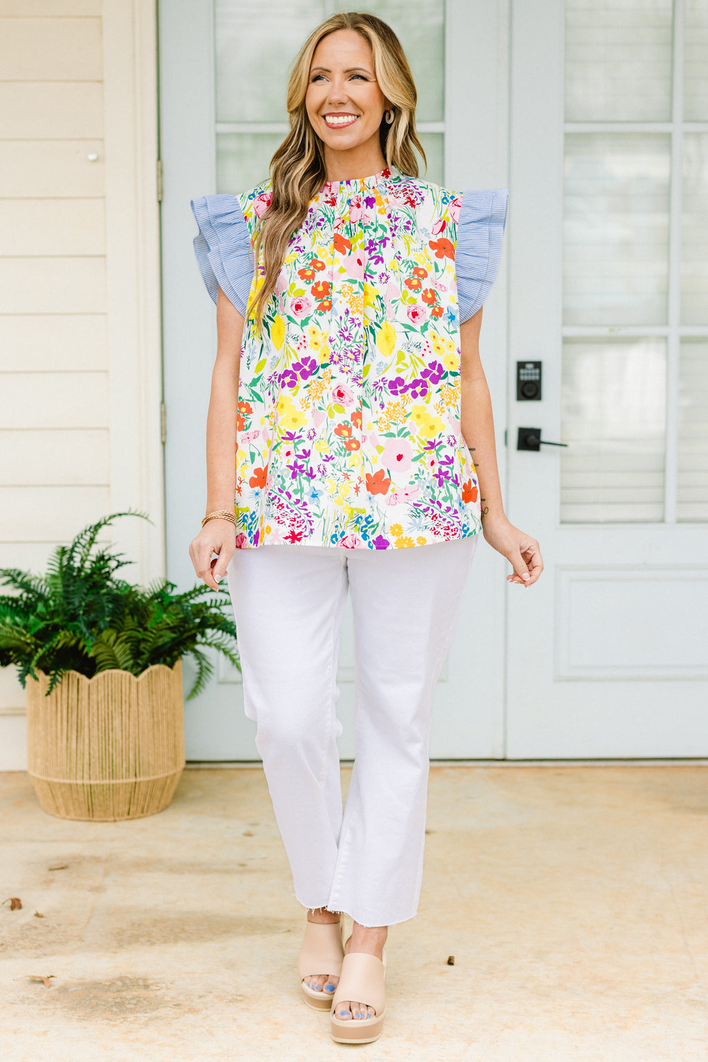 Call Me Baby Top, Multi Floral