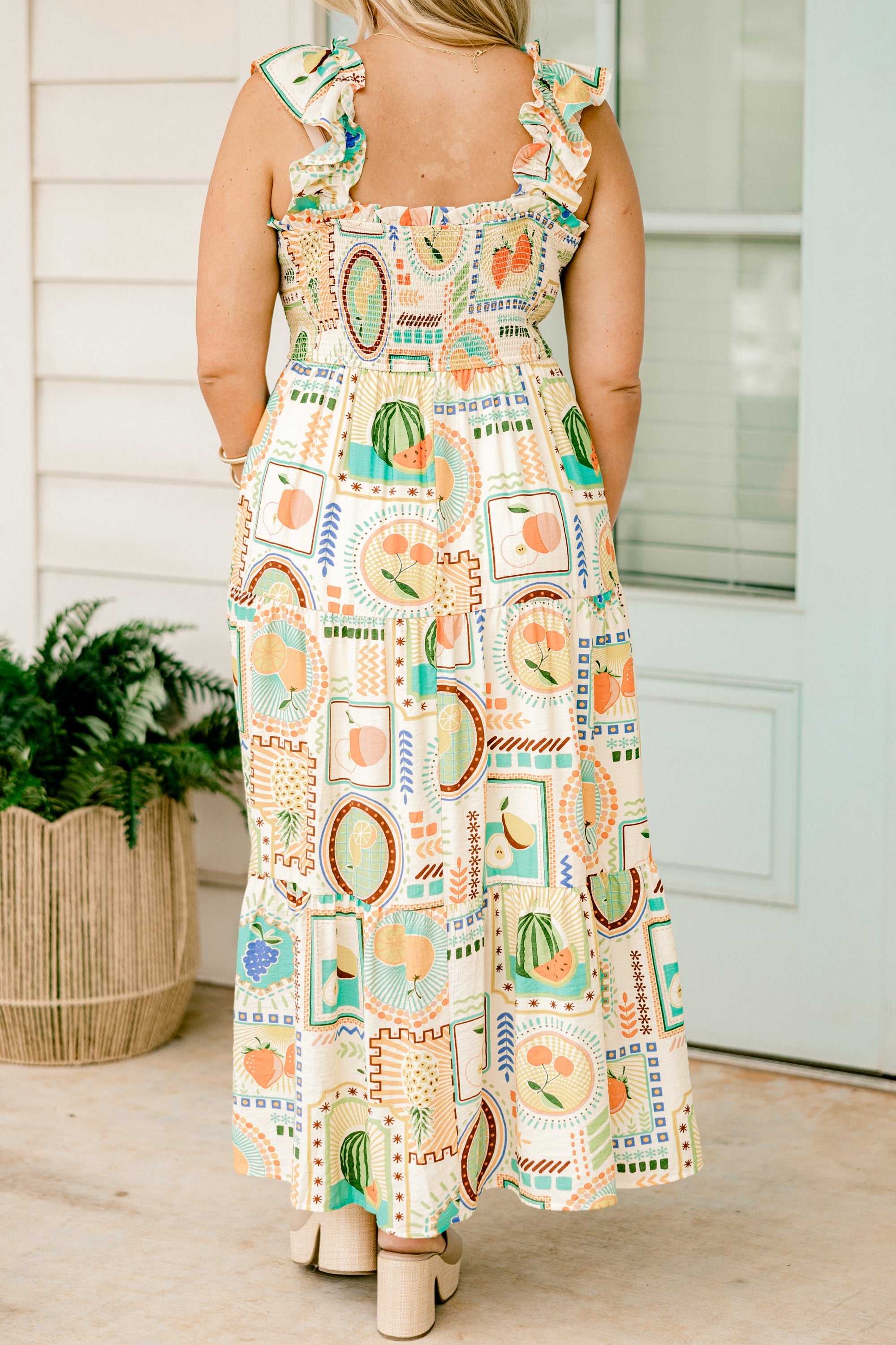 Call Me Up Dress, Orange