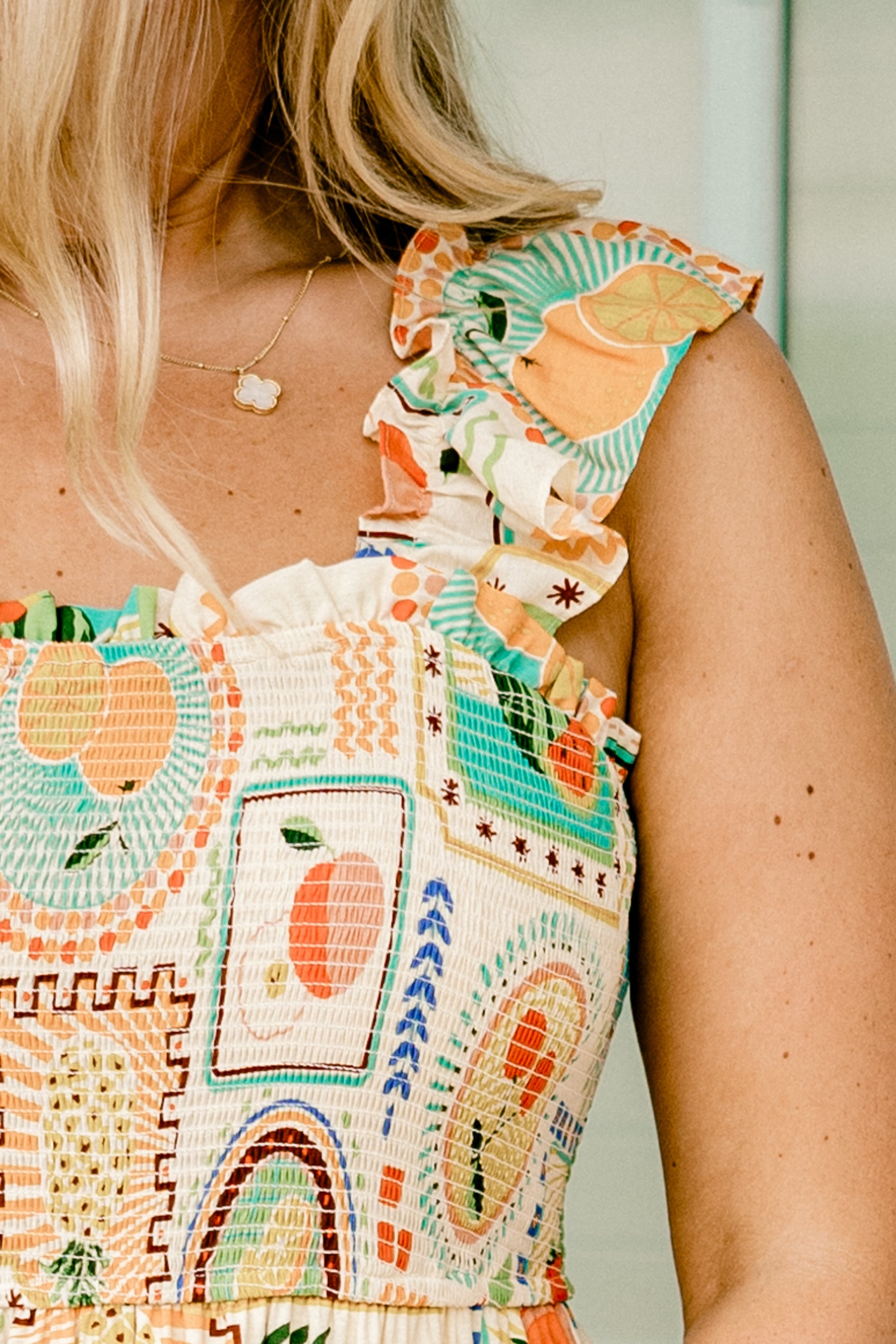 Call Me Up Dress, Orange
