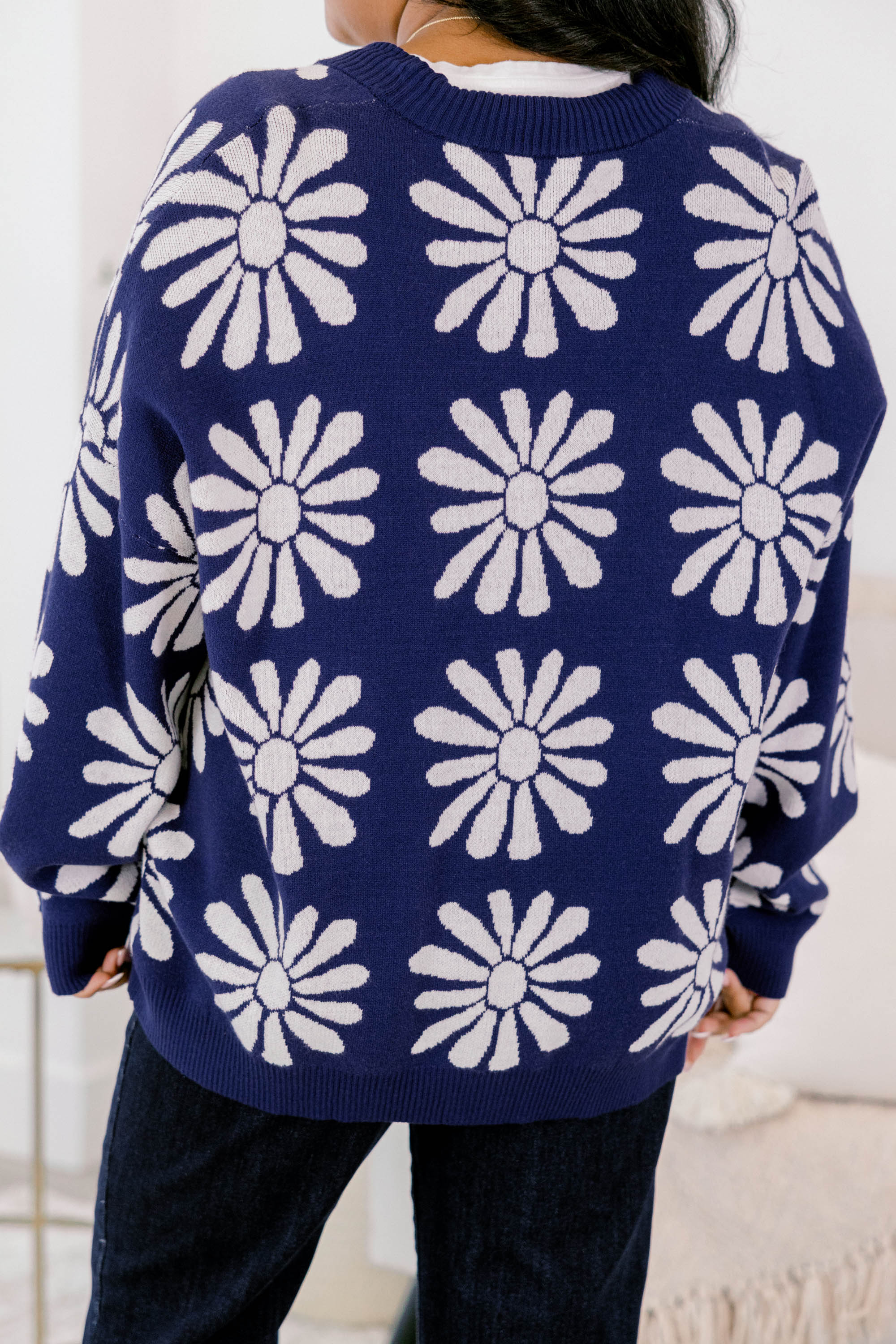 Call On Me Cardigan, Navy
