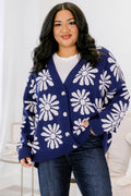 Call On Me Cardigan, Navy
