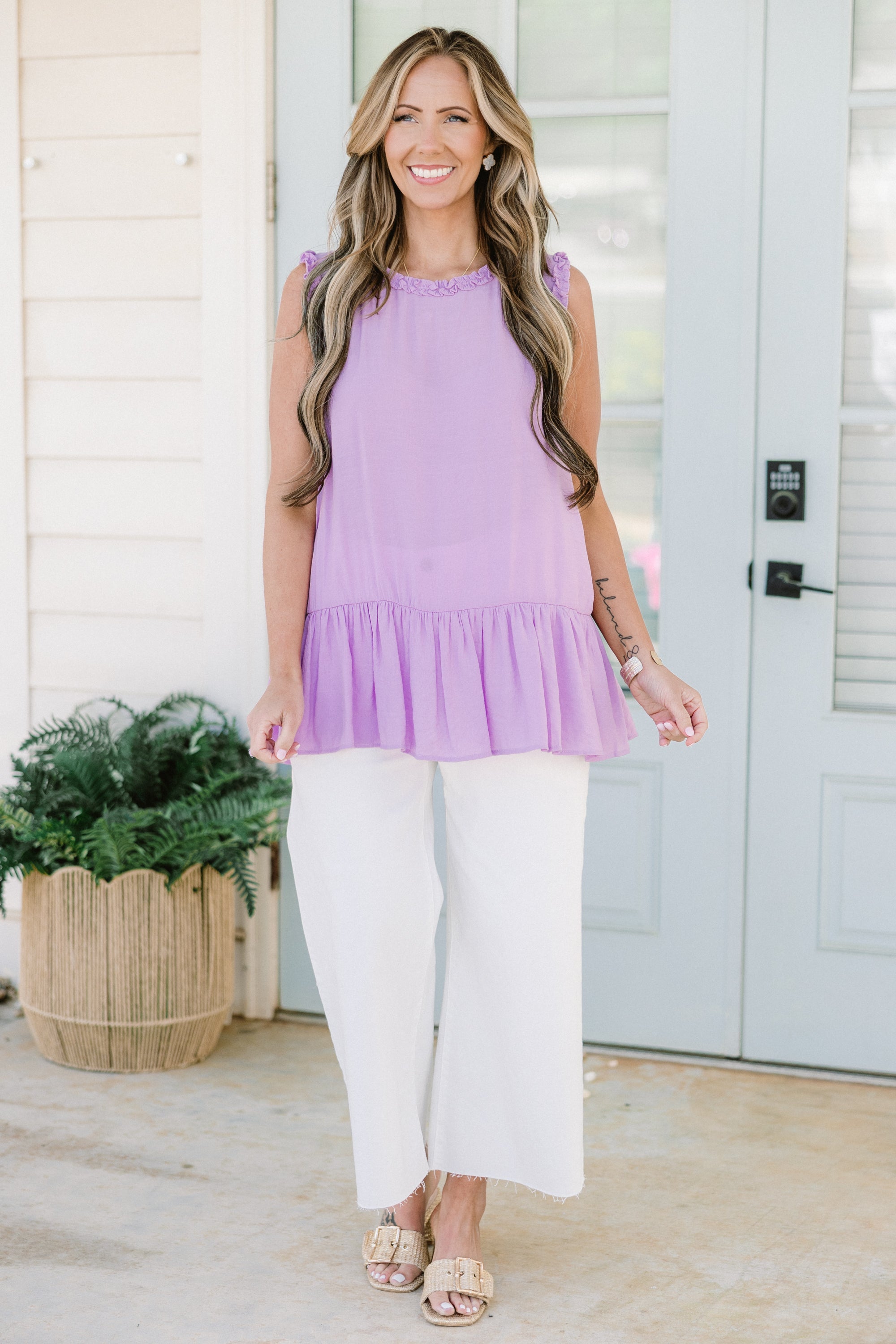 Calling For Love Tank, Purple