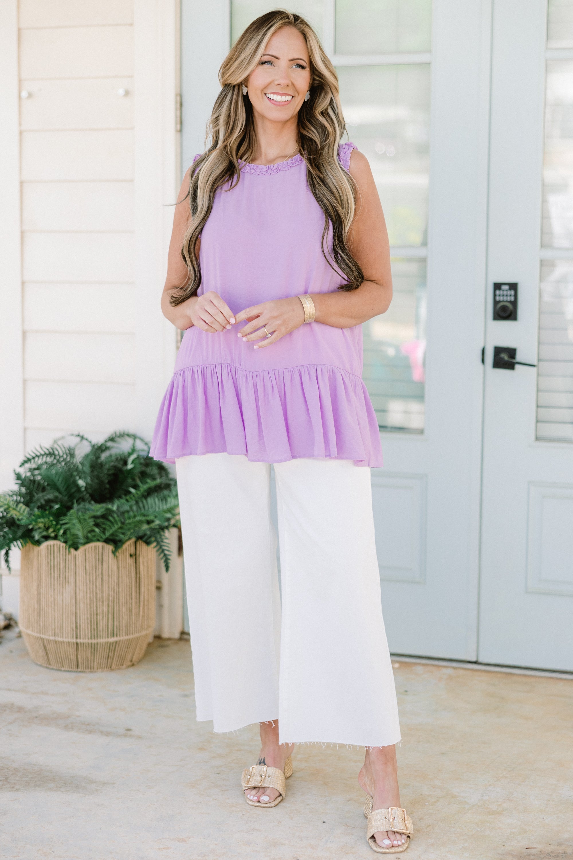 Calling For Love Tank, Purple