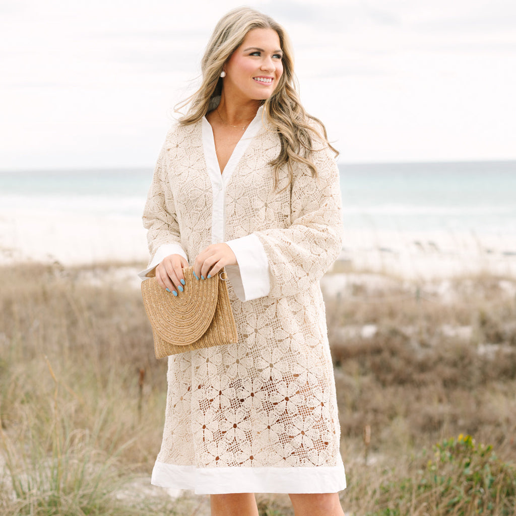 Call It Paradise Dress, Cream