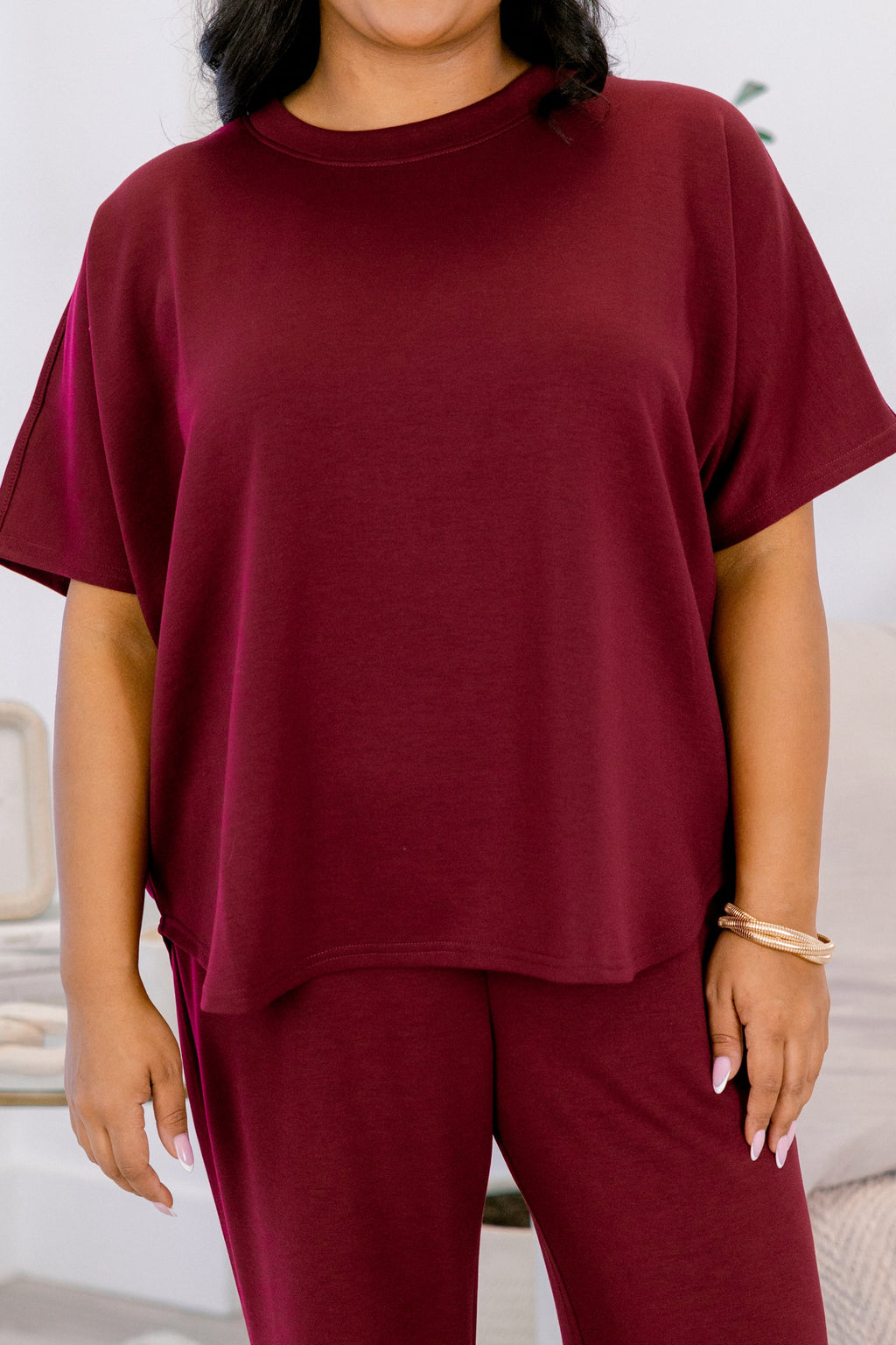 Calm Days Set, Dark Burgundy