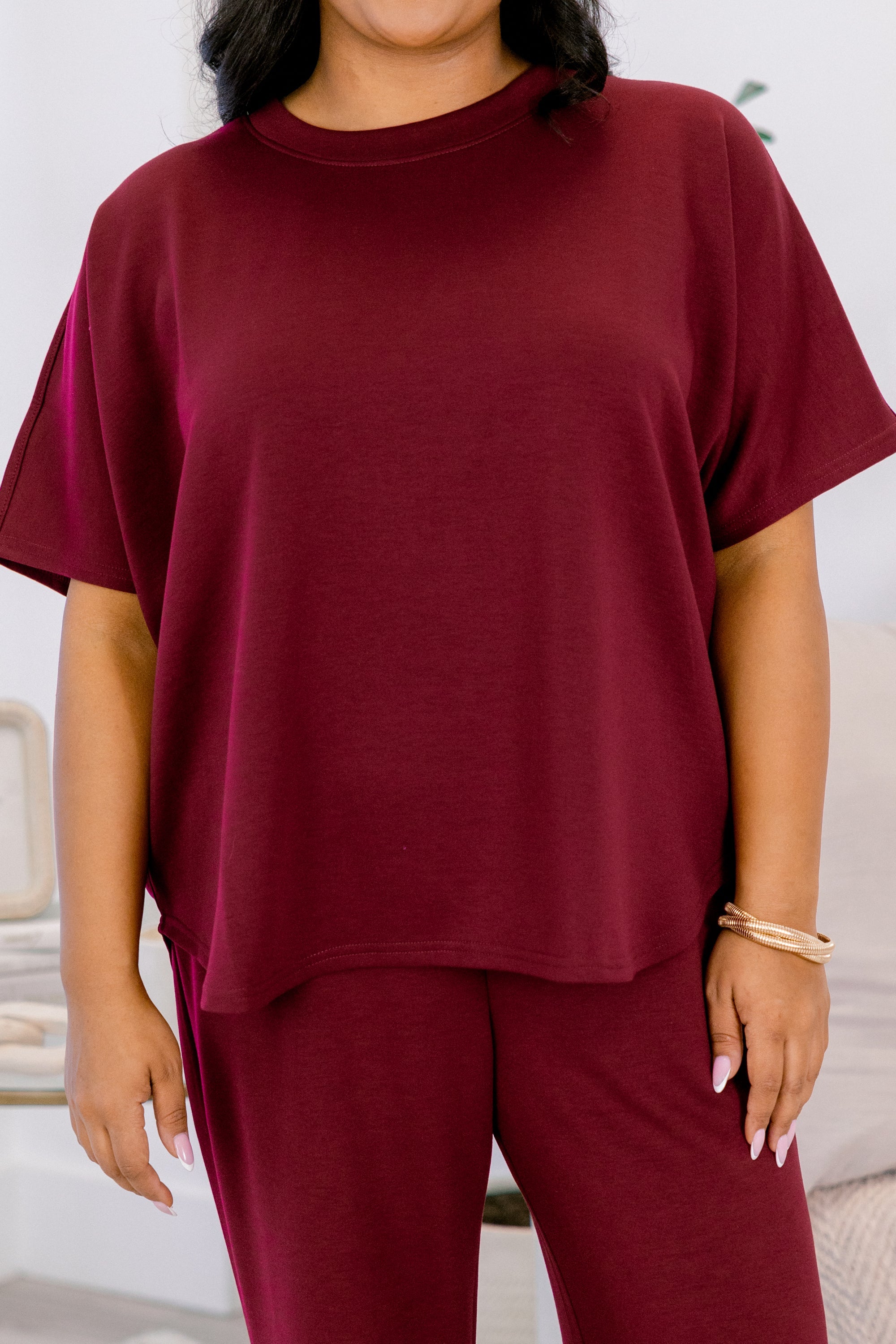 Calm Days Set, Dark Burgundy