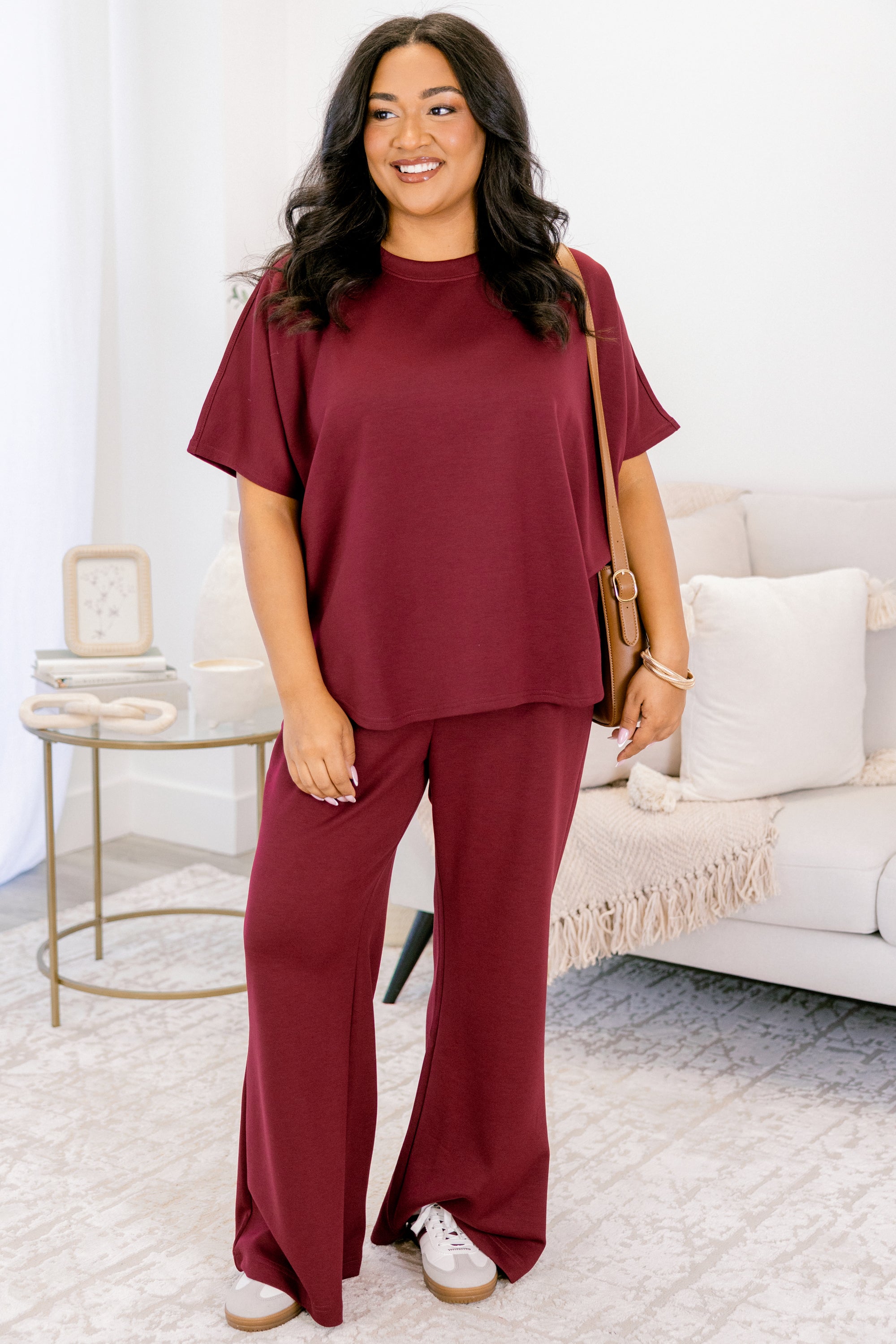 Calm Days Set, Dark Burgundy