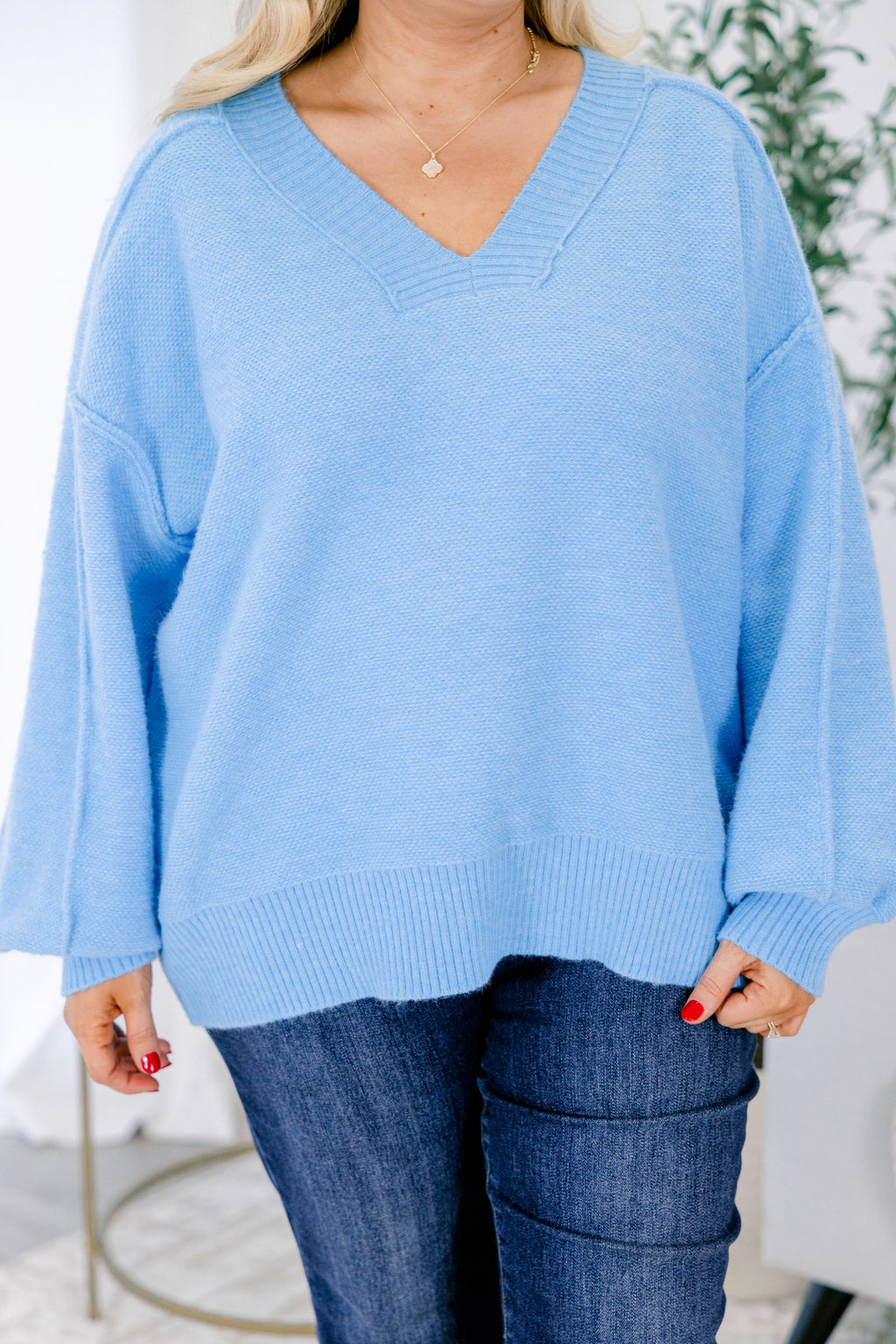 Came Back Better Sweater, Blue
