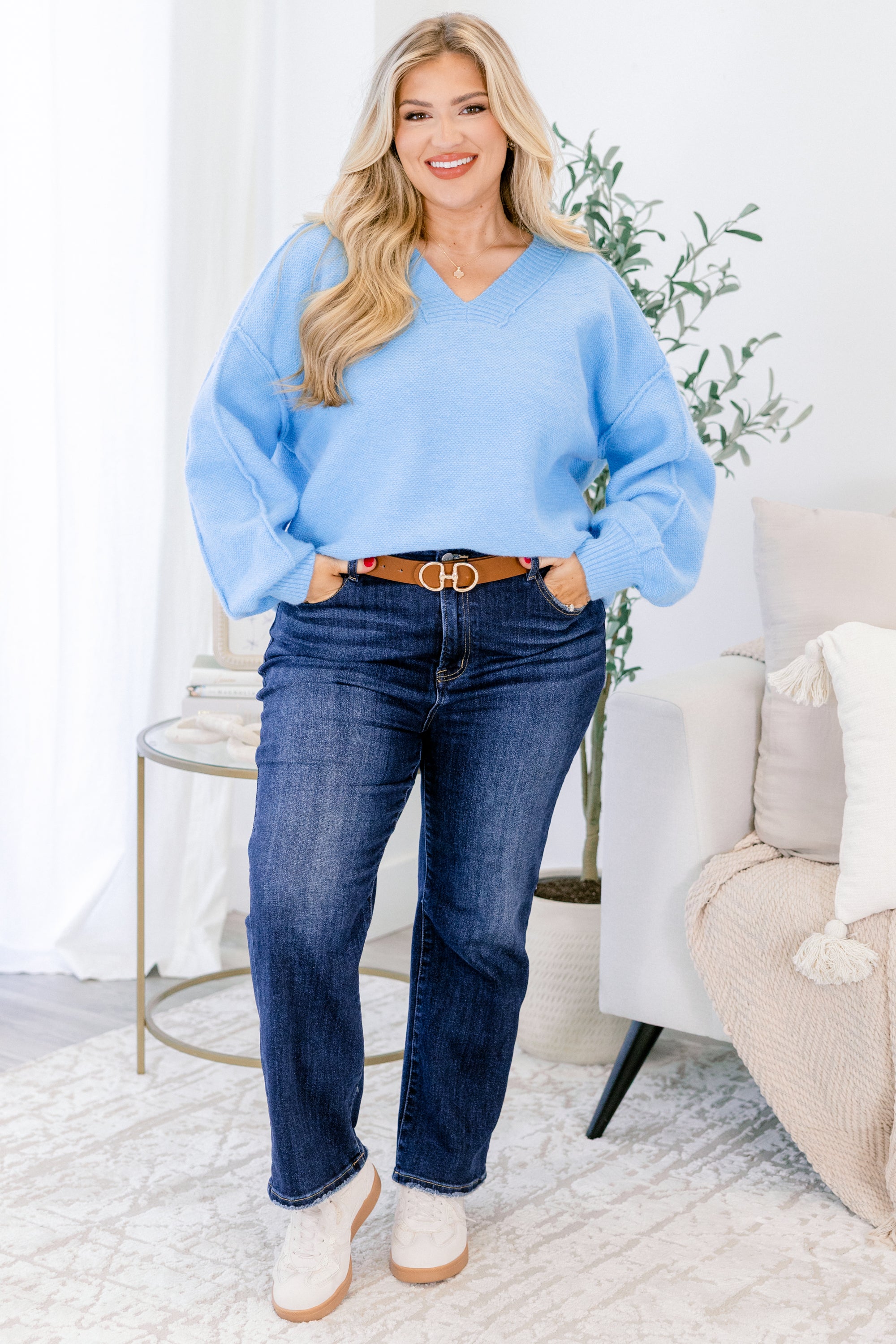 Came Back Better Sweater, Blue