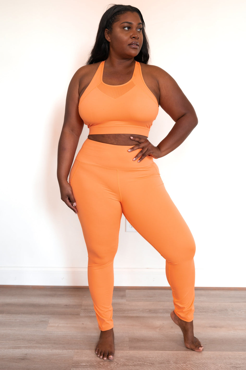 Came Here For Me Leggings, Coral