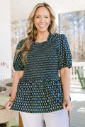Can You Believe This Top, Navy Floral