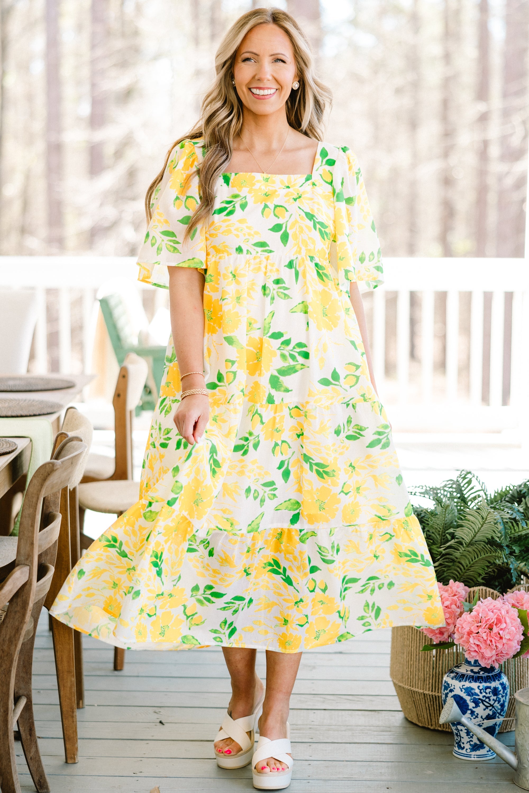 Can't Be Outdone Maxi Dress, Yellow