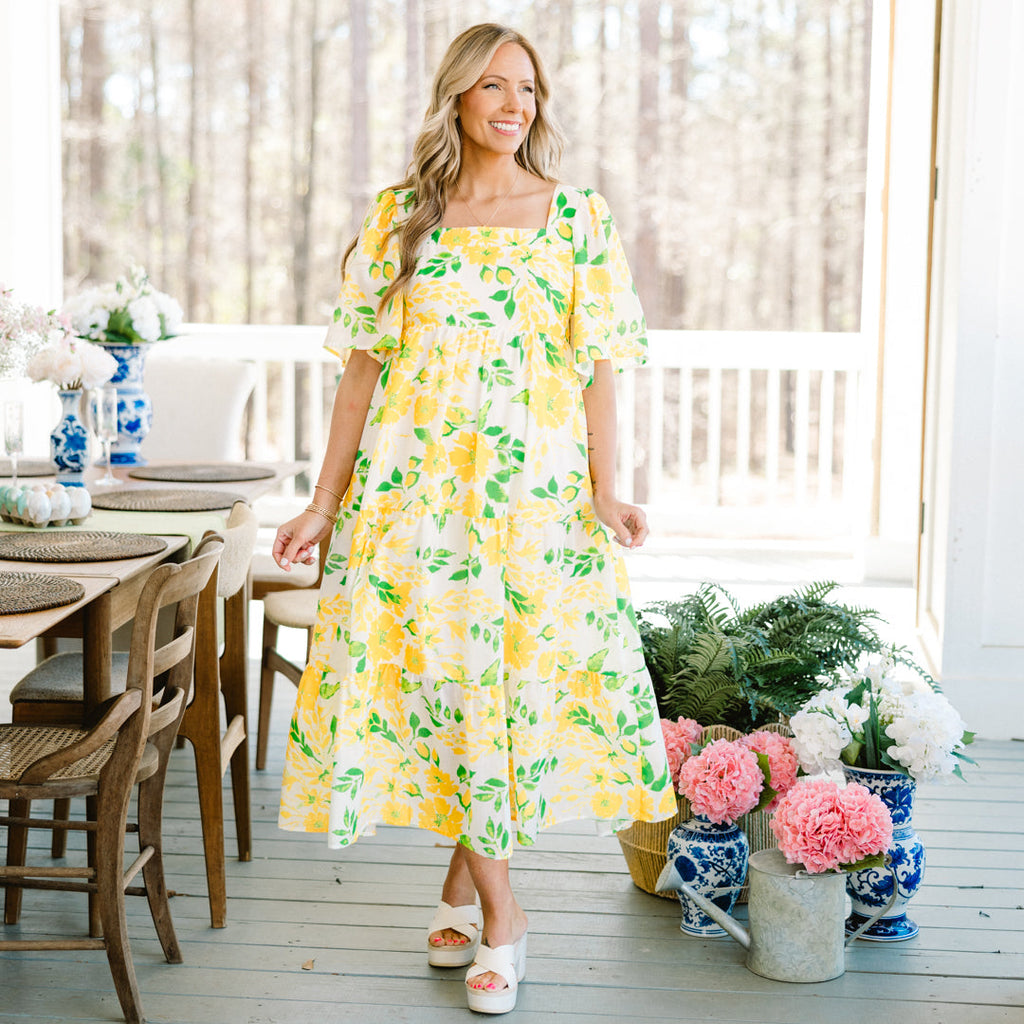 Can't Be Outdone Maxi Dress, Yellow