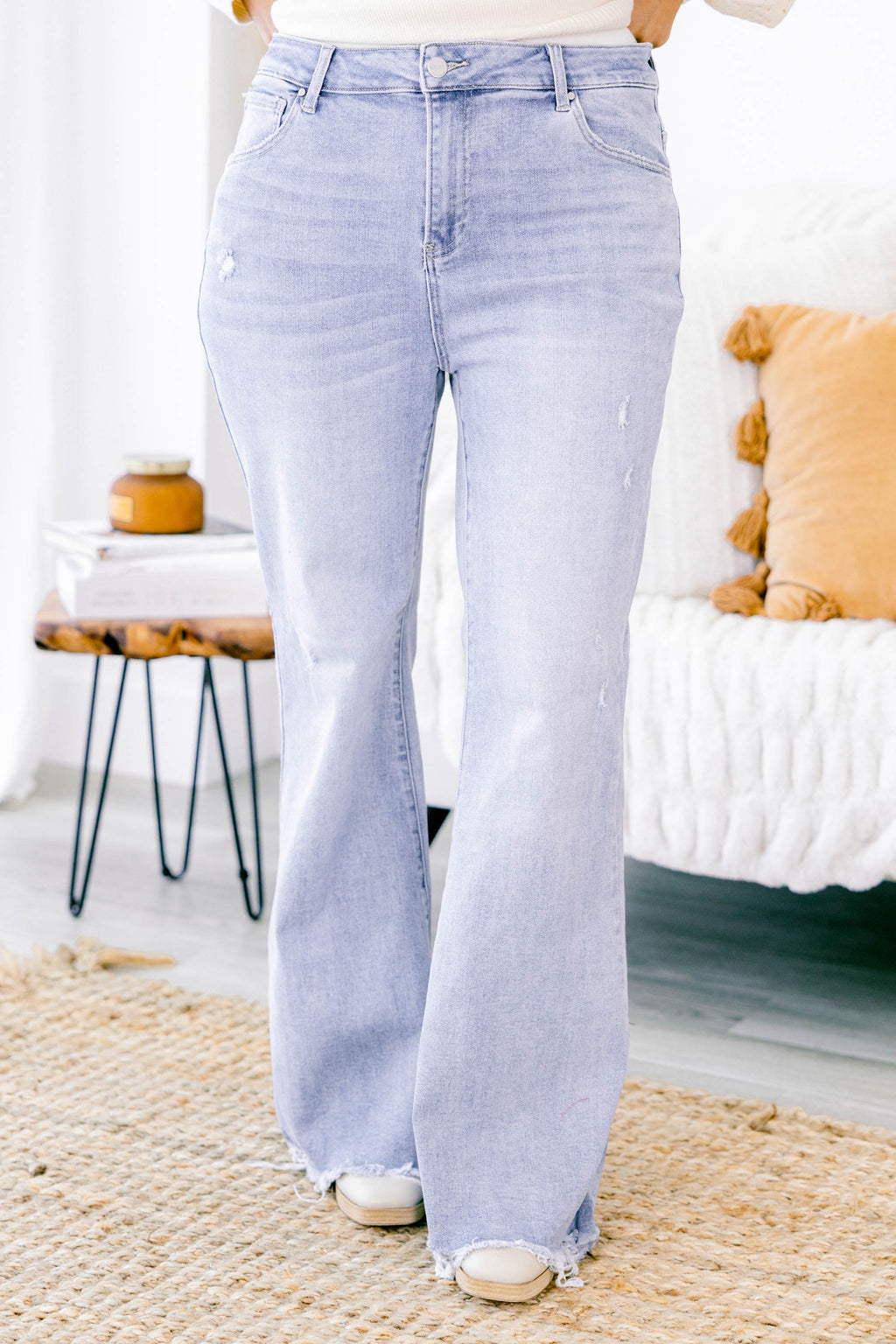 All Is Well Jeans, Light Wash