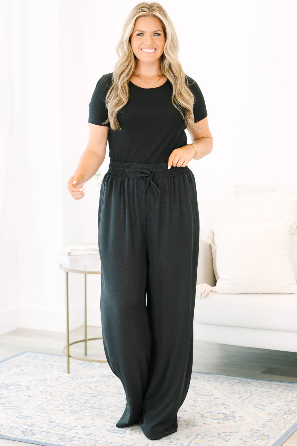 Can't Sit Still Pants, Black