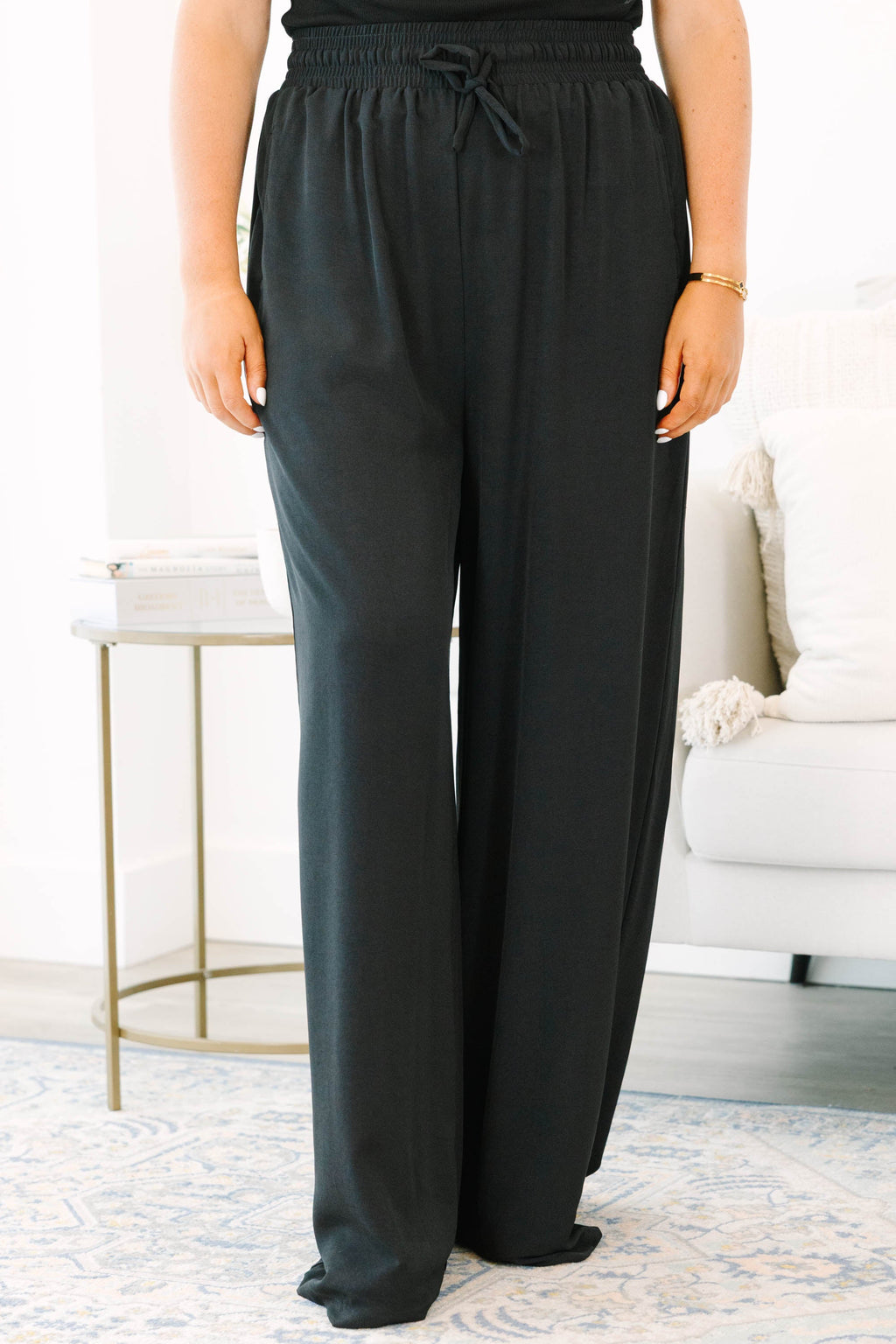 Can't Sit Still Pants, Black