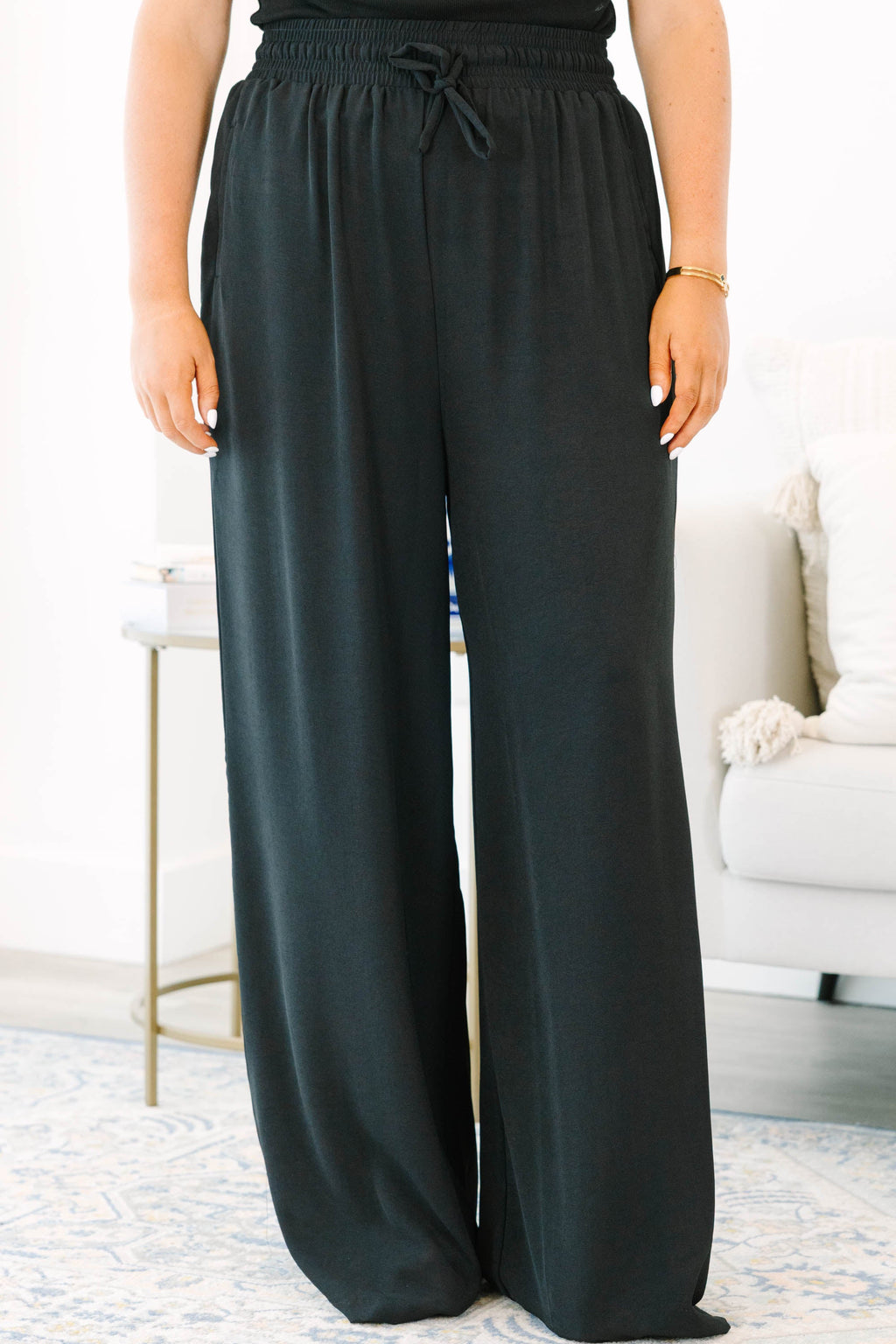 Can't Sit Still Pants, Black
