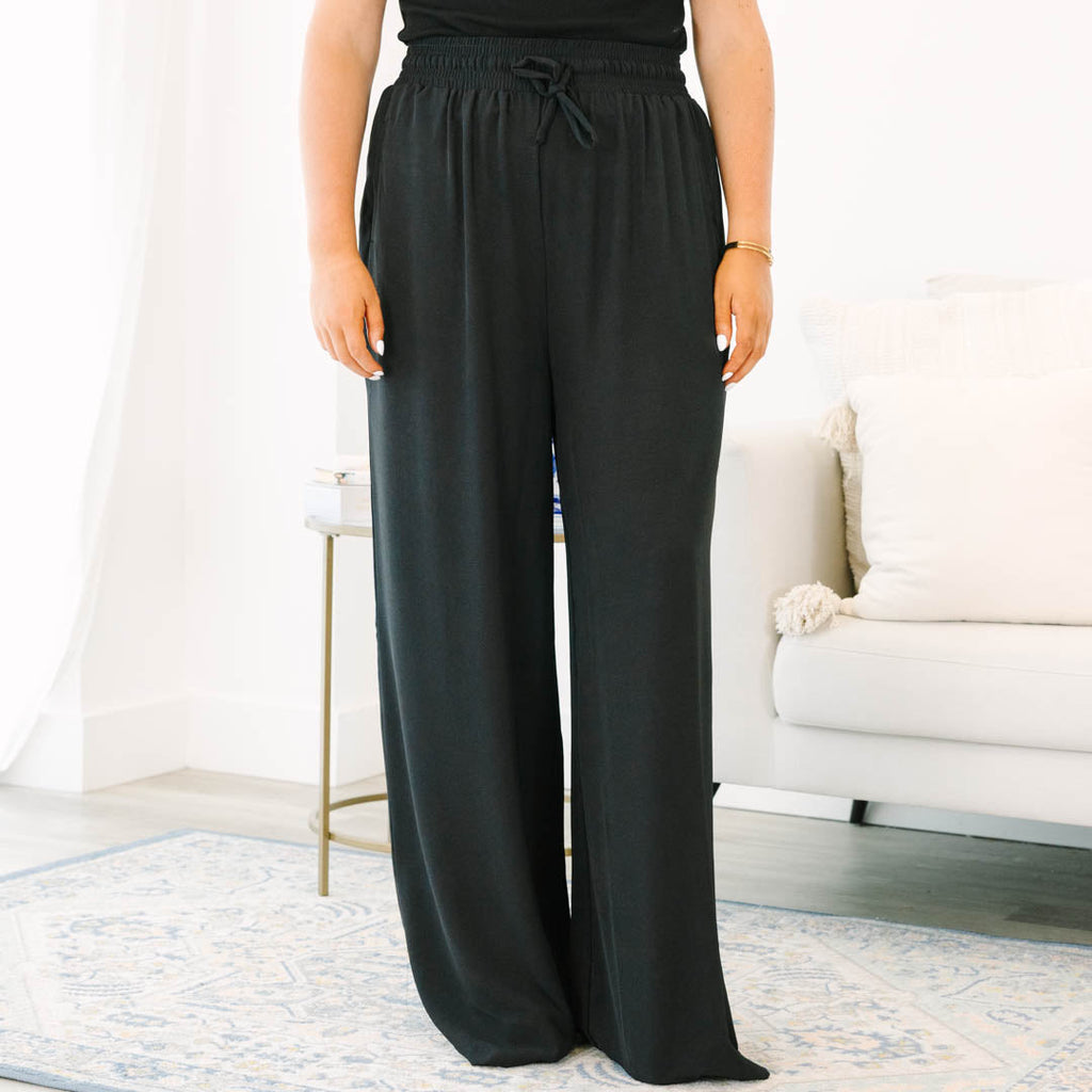 Can't Sit Still Pants, Black