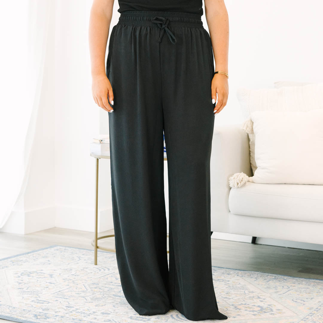 Can't Sit Still Pants, Black