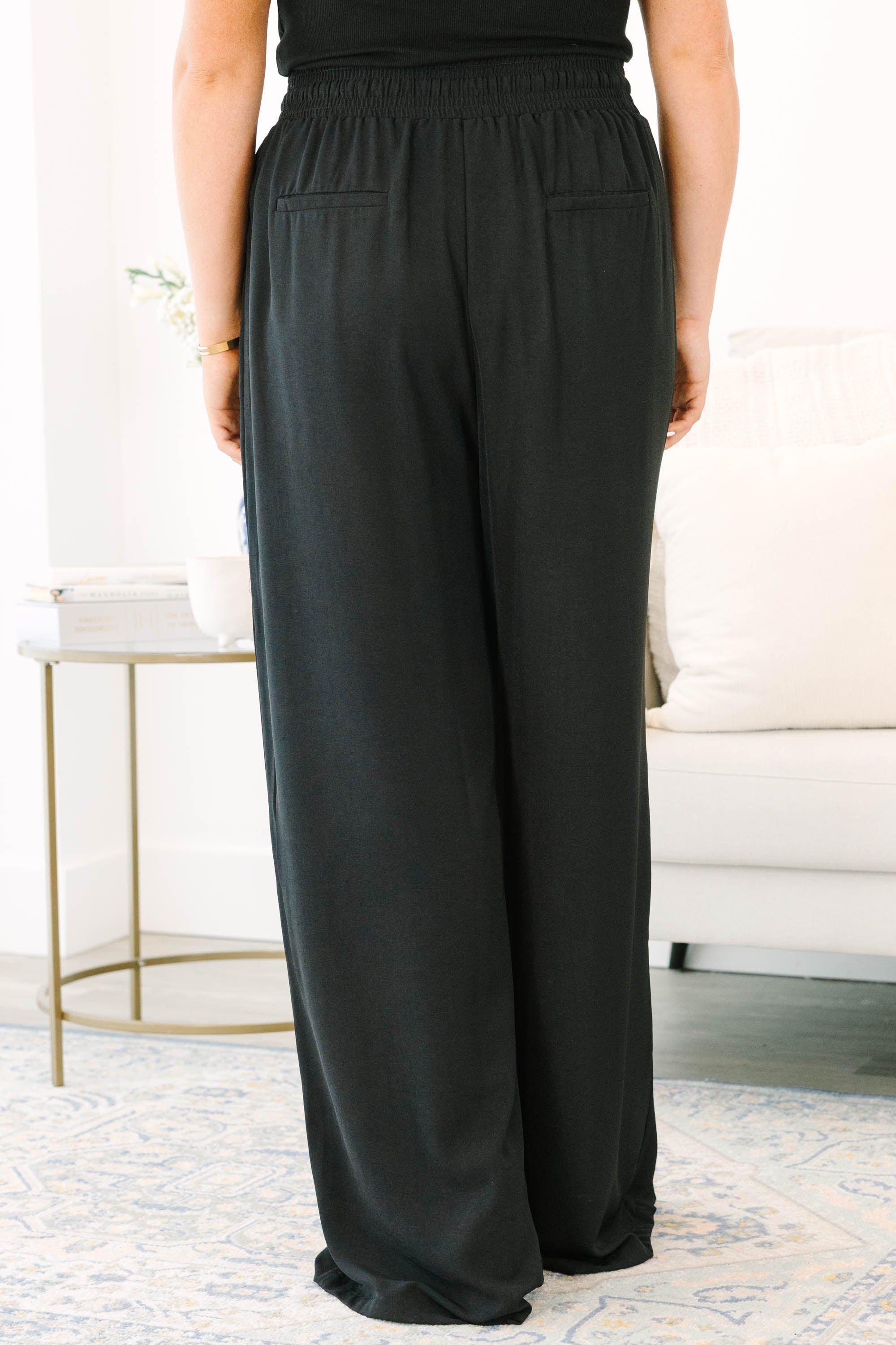 Can't Sit Still Pants, Black