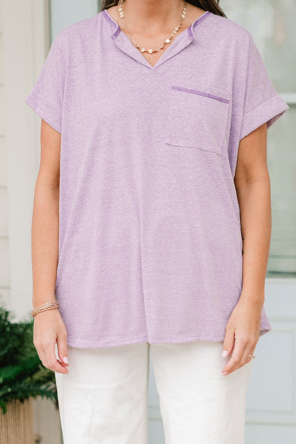 Can't Slow Me Down Top, Lilac