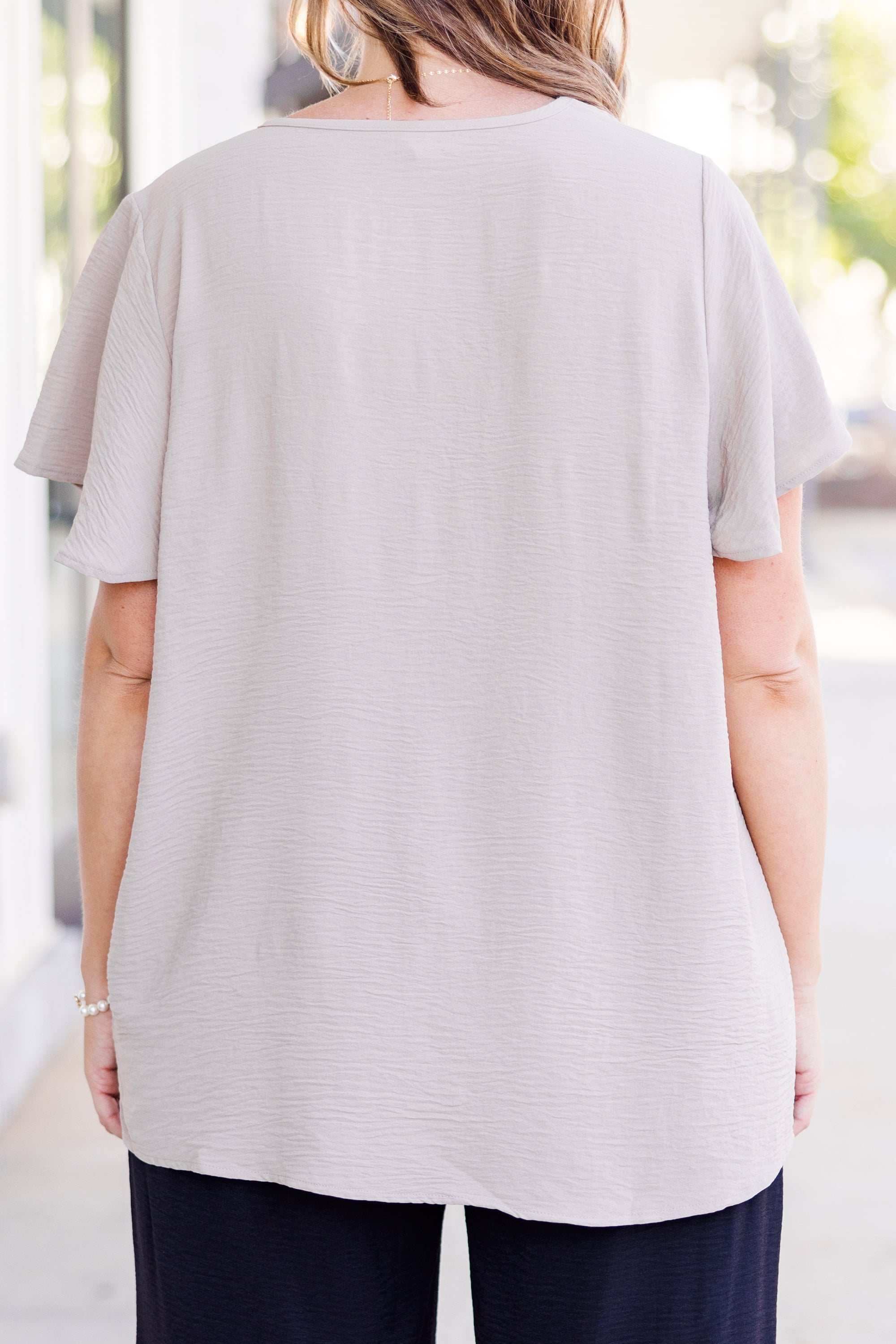 Capital Blouse, Light Mocha