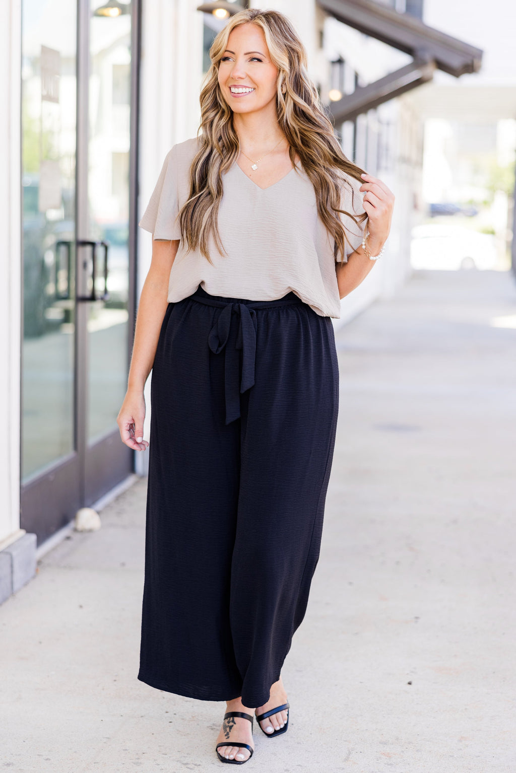 Capital Blouse, Light Mocha