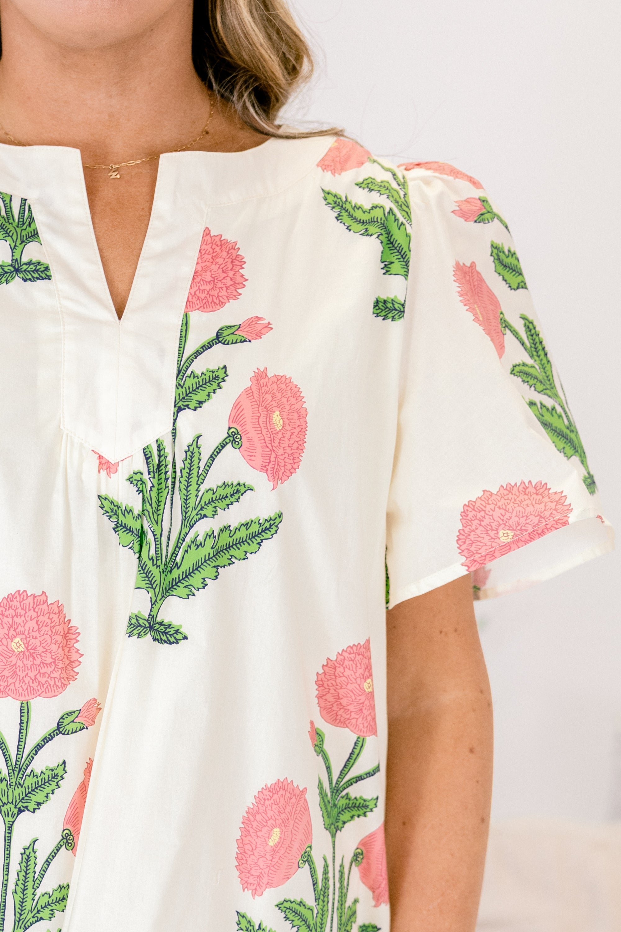 Cards On The Table Dress, Cream