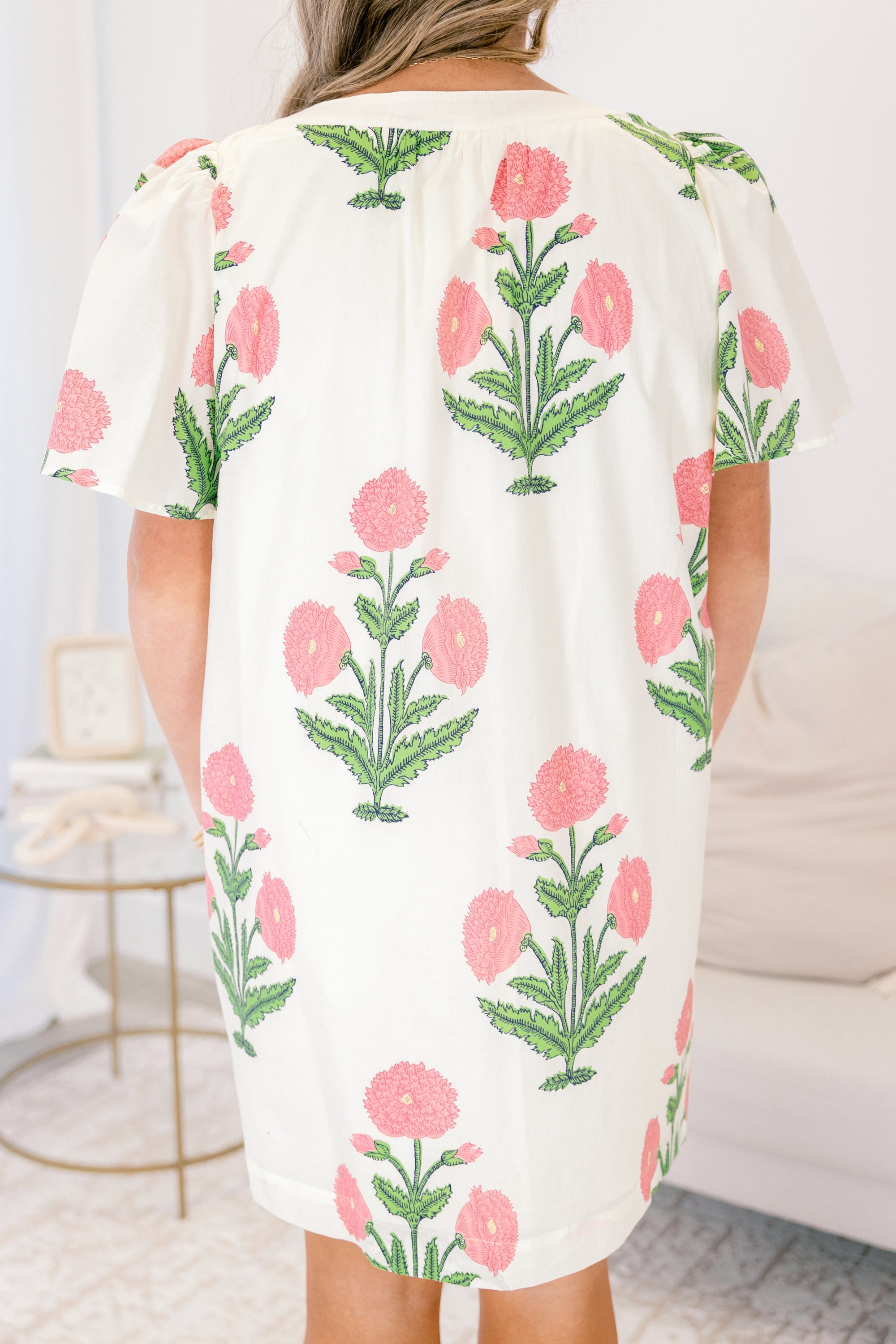 Cards On The Table Dress, Cream