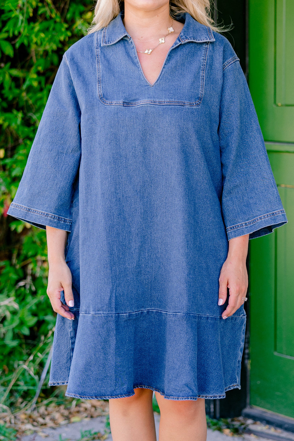 Casual Encounter Dress, Denim