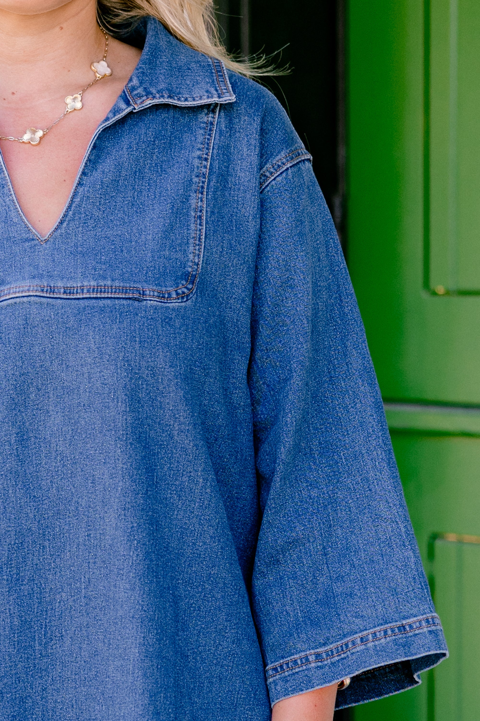 Casual Encounter Dress, Denim