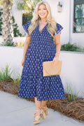 Catch Of The Day Dress, Navy