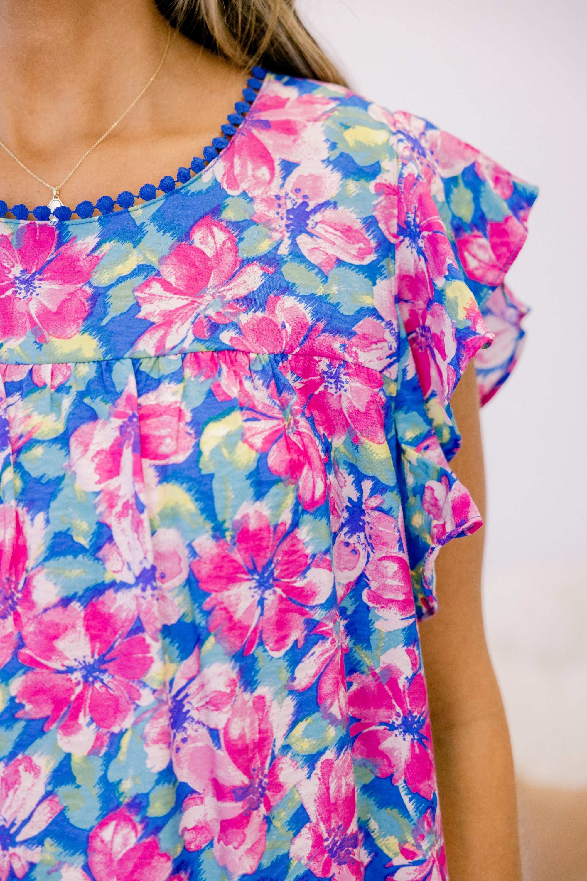Catching a Breeze Top, Pink