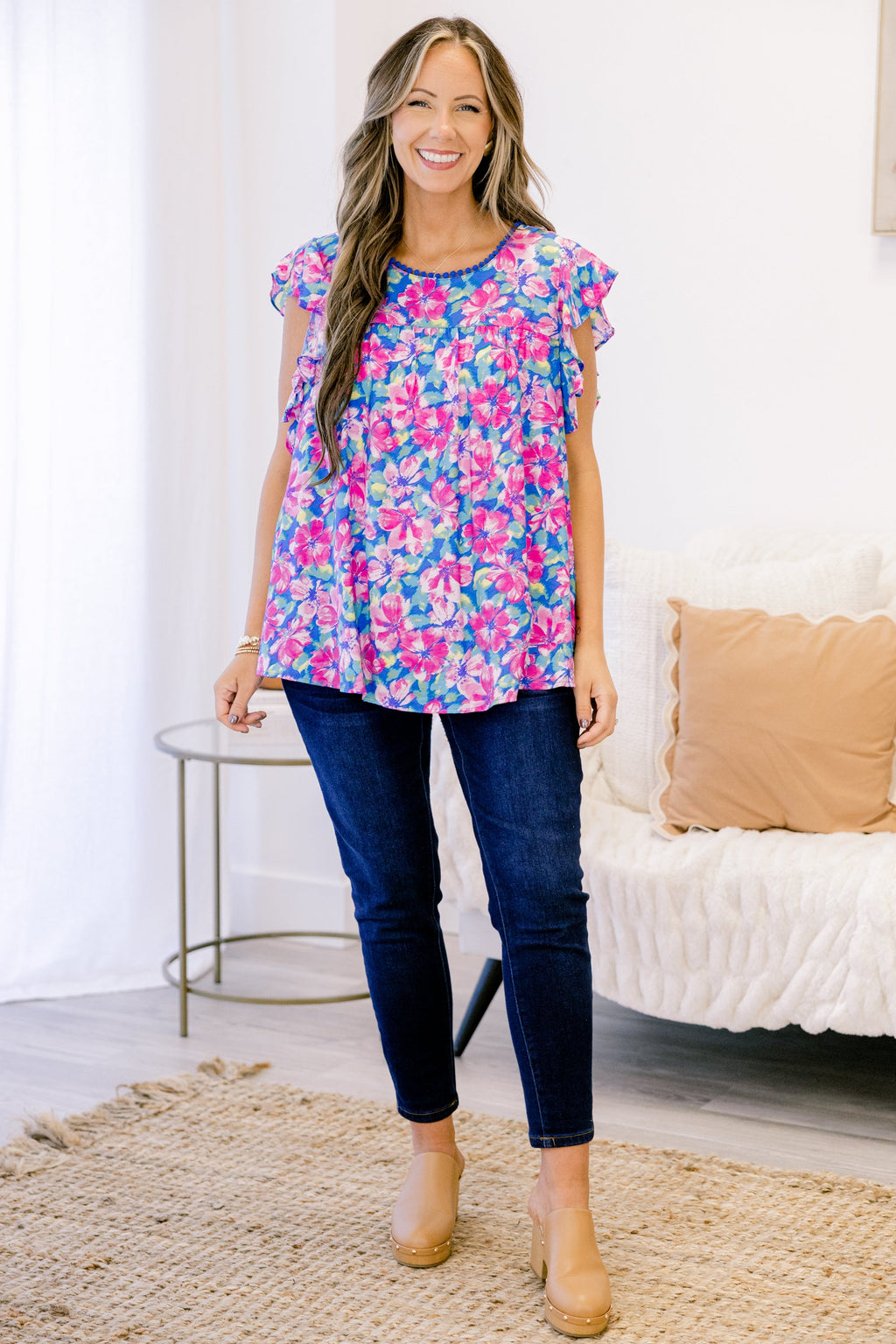 Catching a Breeze Top, Pink