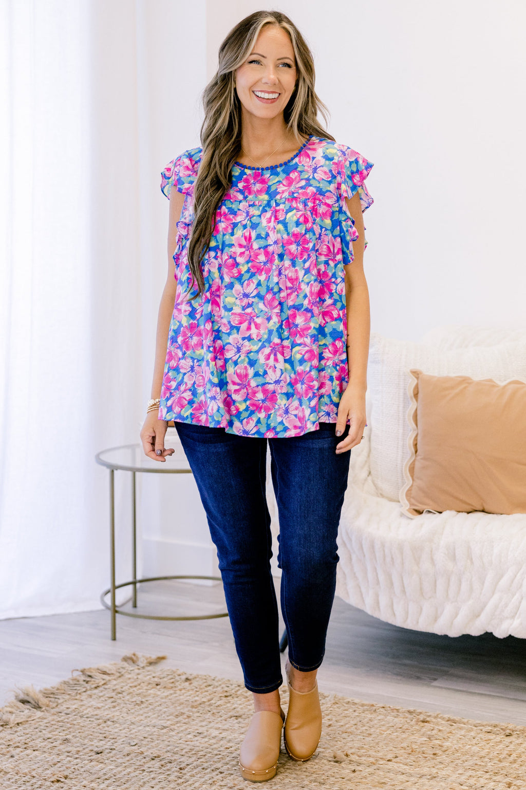 Catching a Breeze Top, Pink