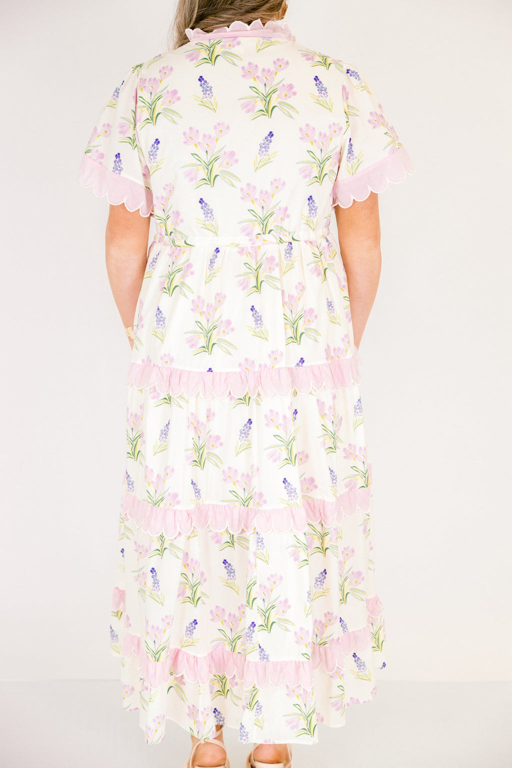 Caught You Smiling Dress, Cream