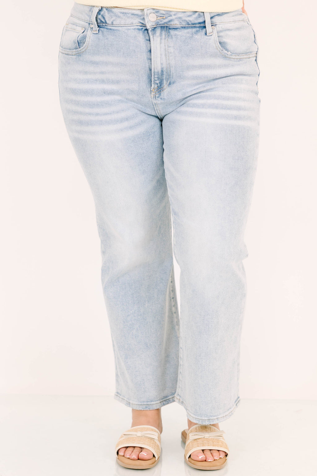 Center Stage Jeans, Light Wash