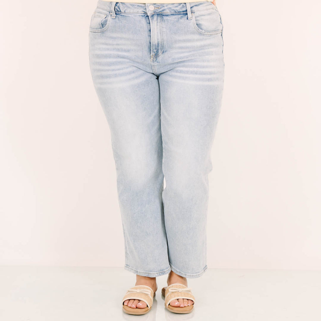 Center Stage Jeans, Light Wash