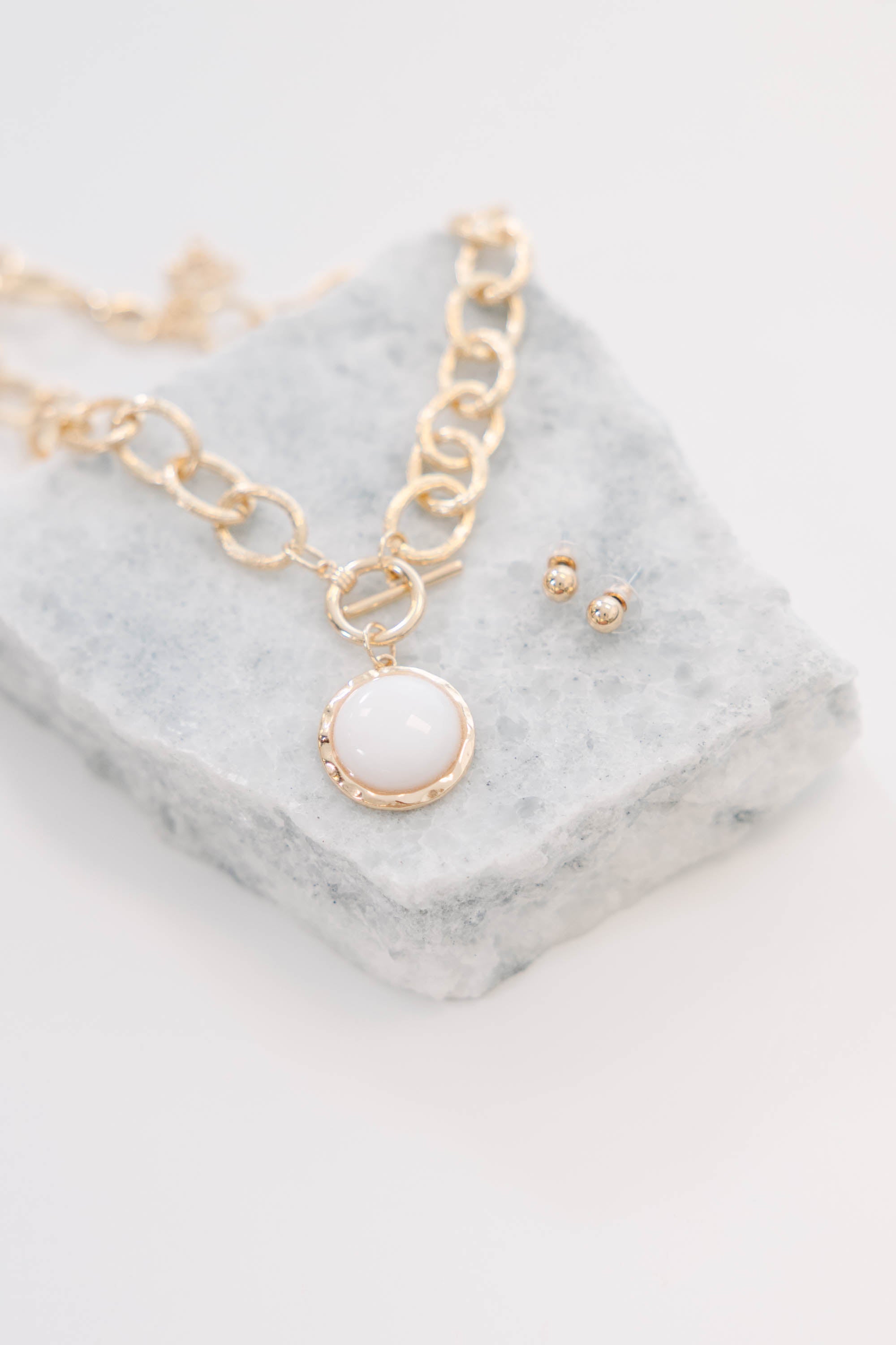 Changing The Melody Necklace Set, Gold