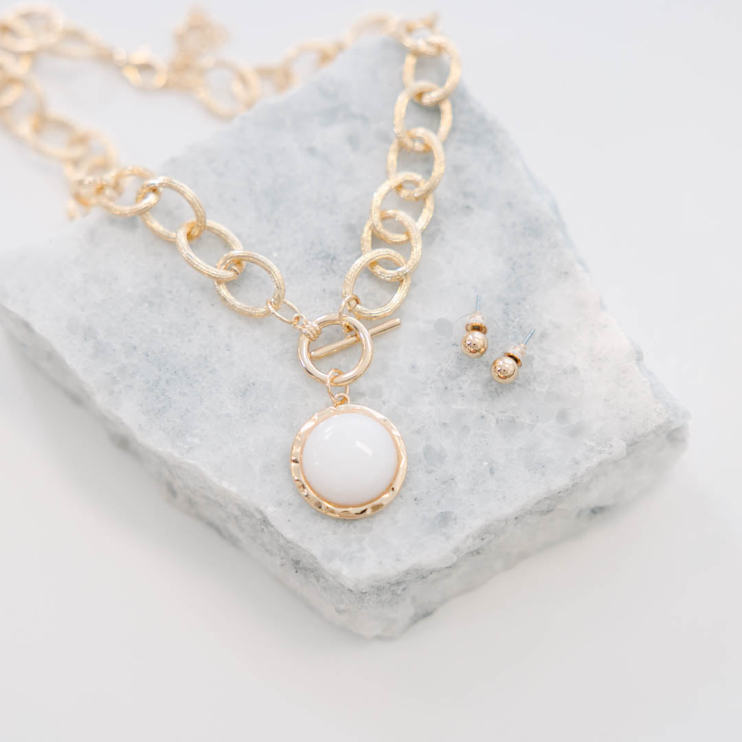 Changing The Melody Necklace Set, Gold