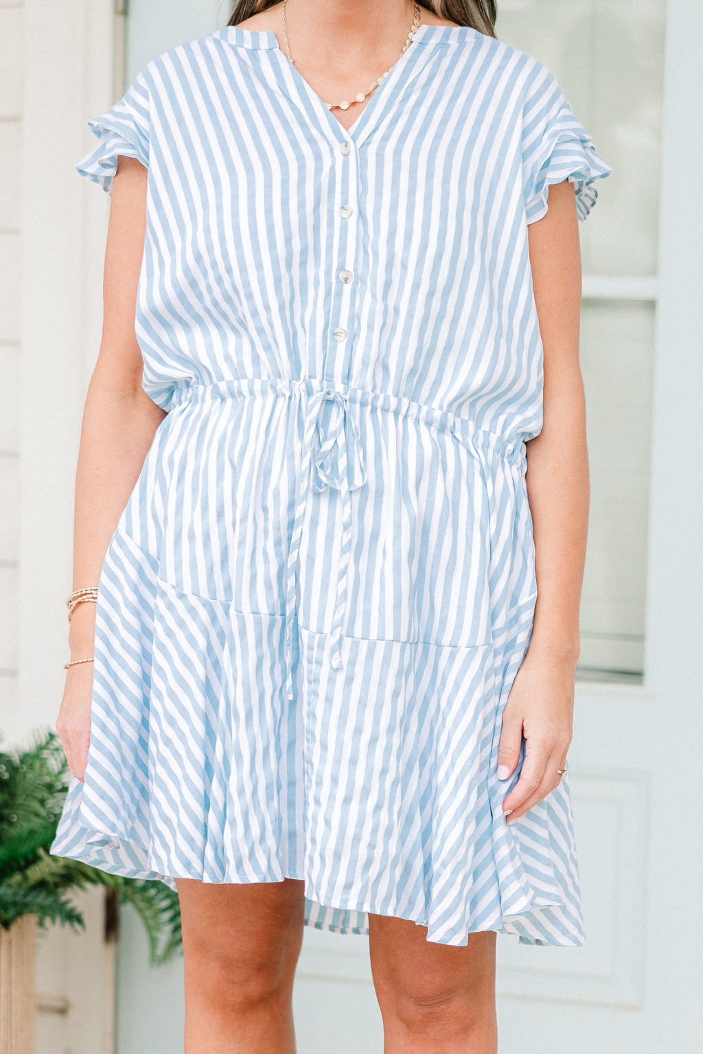 Channel Love Dress, Blue