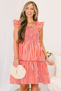 Charleston Charm Dress, Red