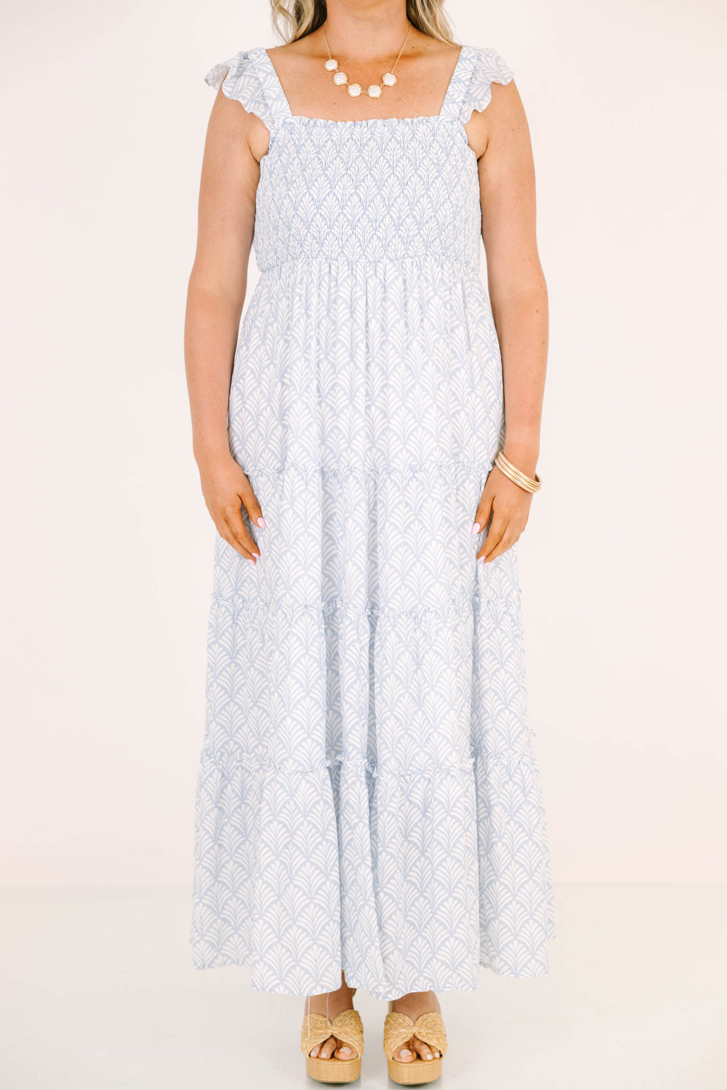 Charmed By The Sea Dress, Blue