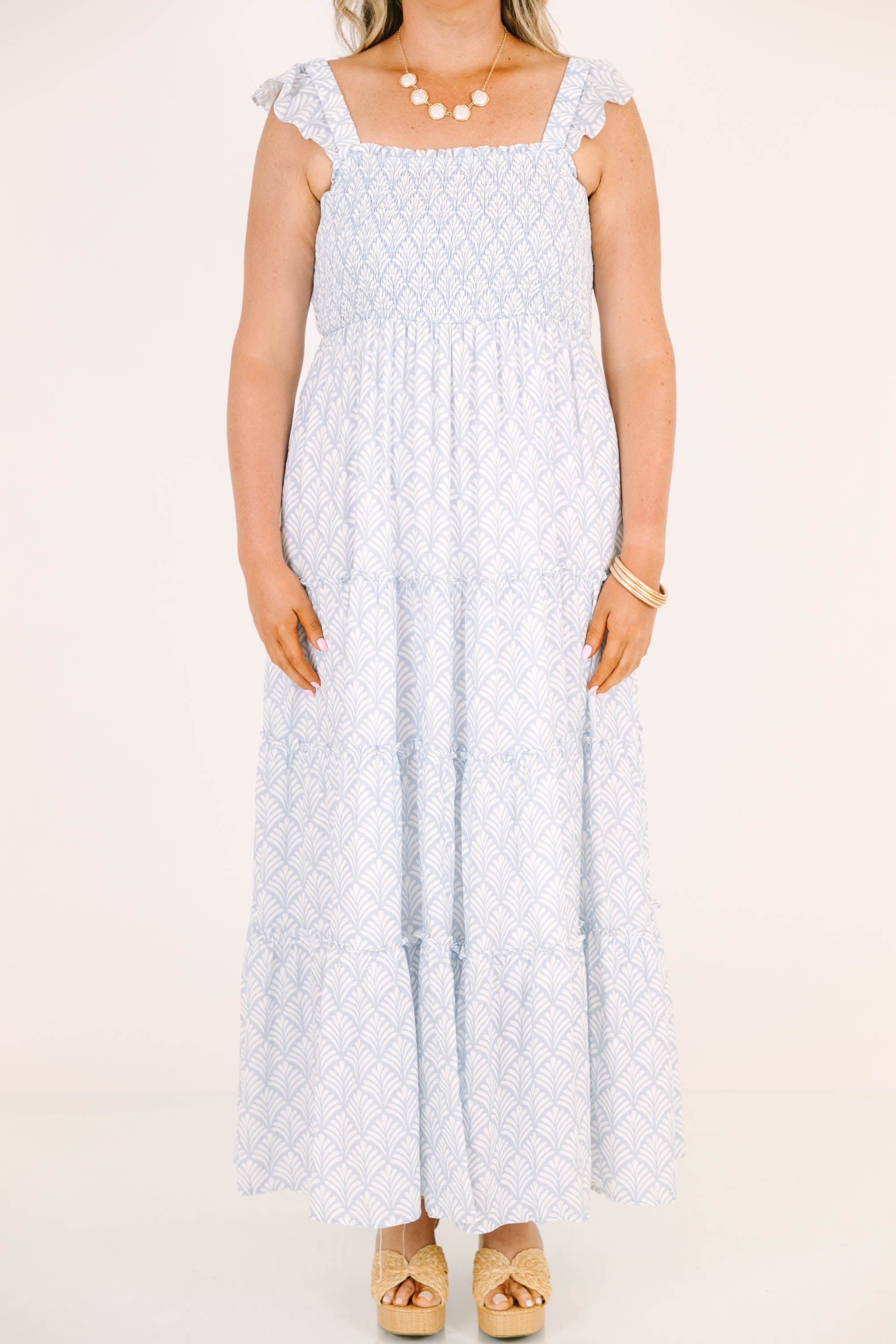 Charmed By The Sea Dress, Blue