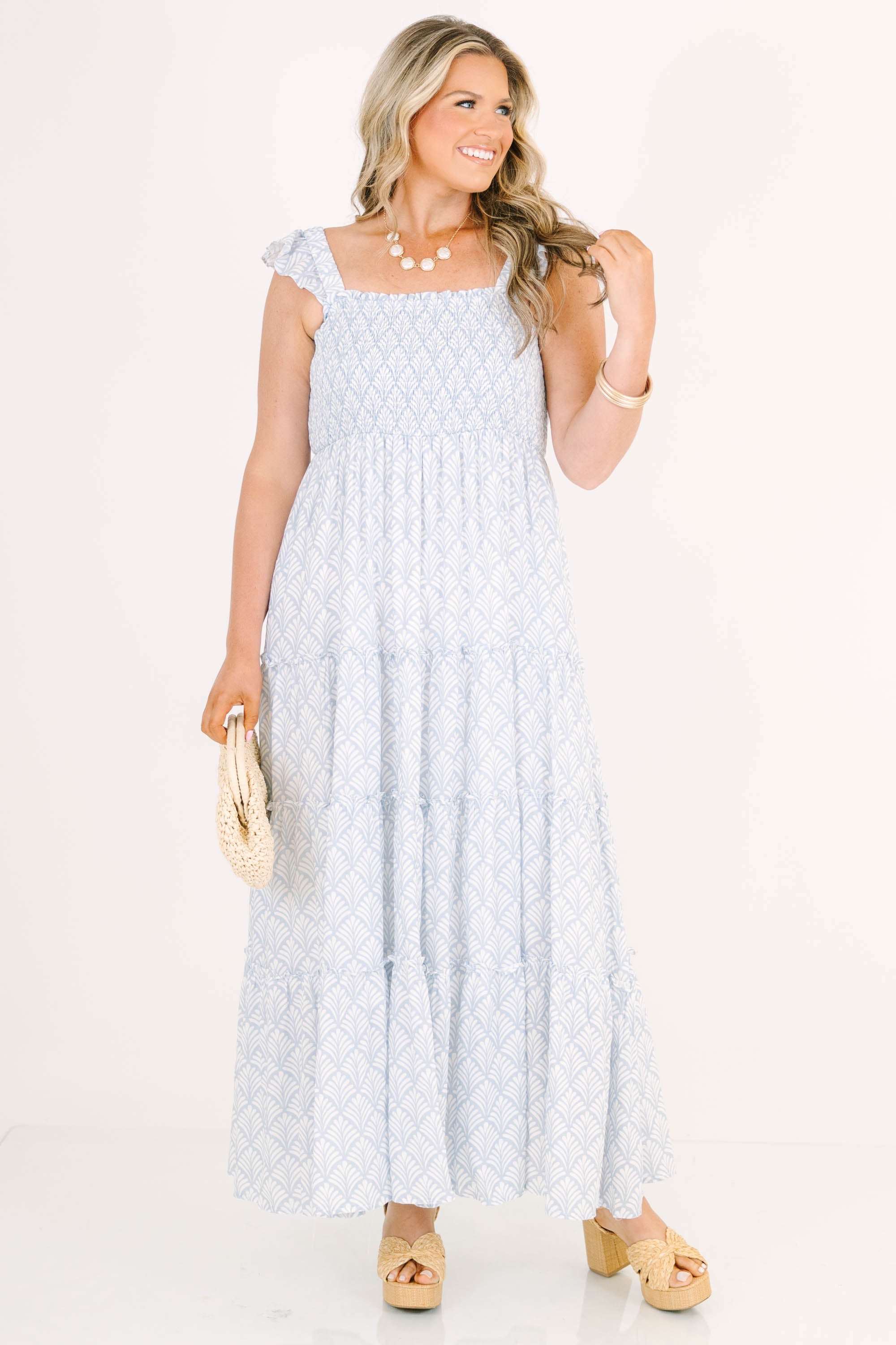 Charmed By The Sea Dress, Blue