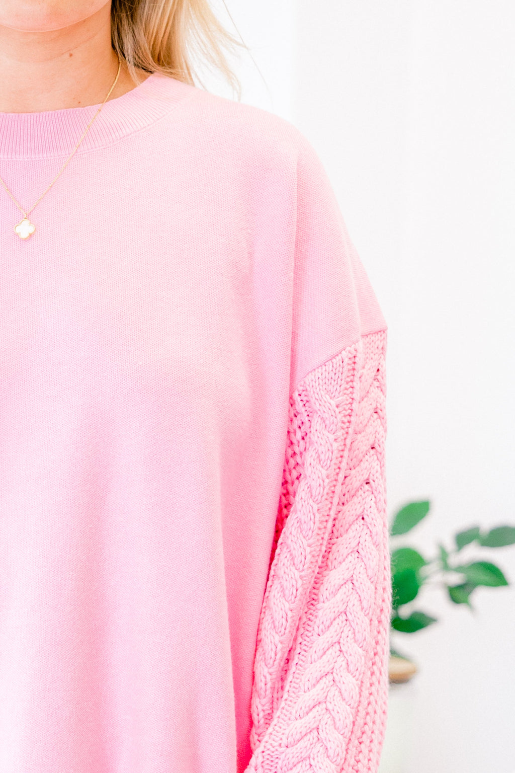 Charming Voices Sweater, Pink